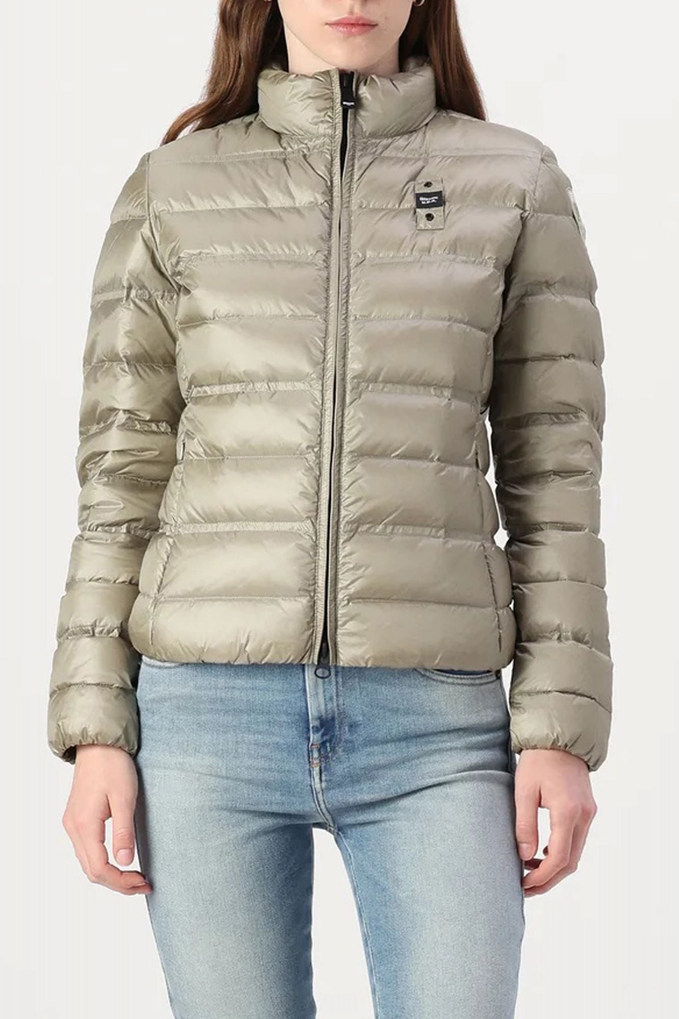 BLAUER LOGO PATCH JACKET en color MARRON (1)