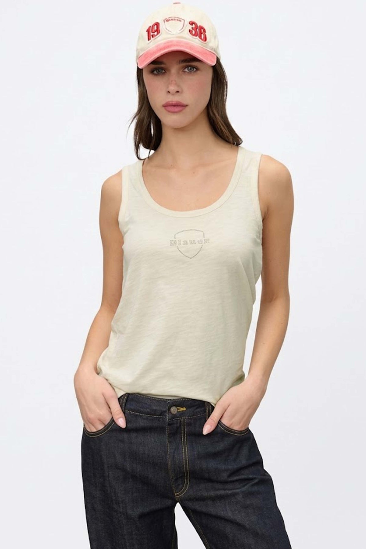 BLAUER CAMISETA TIRANTES BLAG en color BEIS (1)