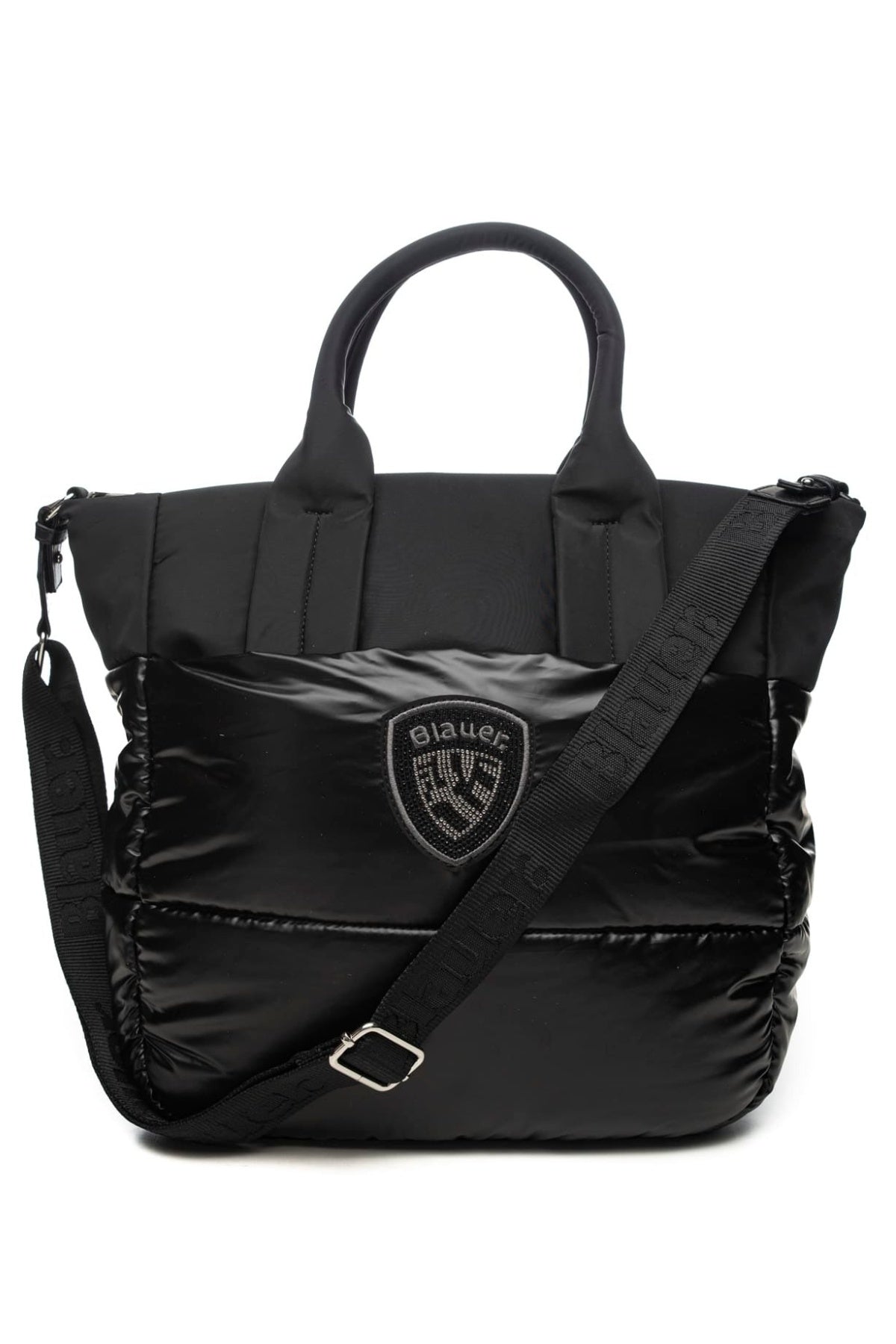 BLAUER POLYESTER NYLON TOTE BAG PADDED en color NEGRO (1)
