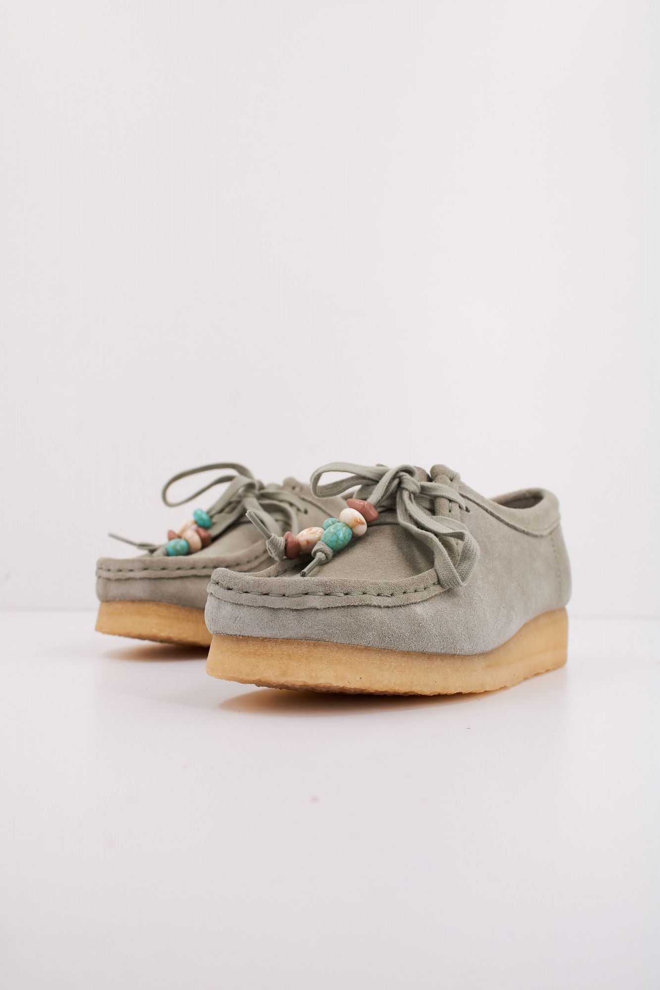 CLARKS WALLABEE en color VERDE (2)