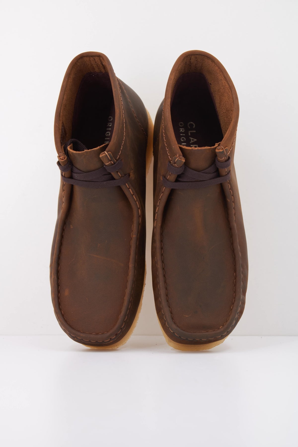 CLARKS WALLABEE en color MARRON (3)