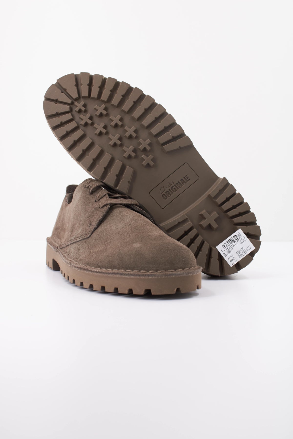 CLARKS DESERT ROCK LO MOLE en color GRIS (5)