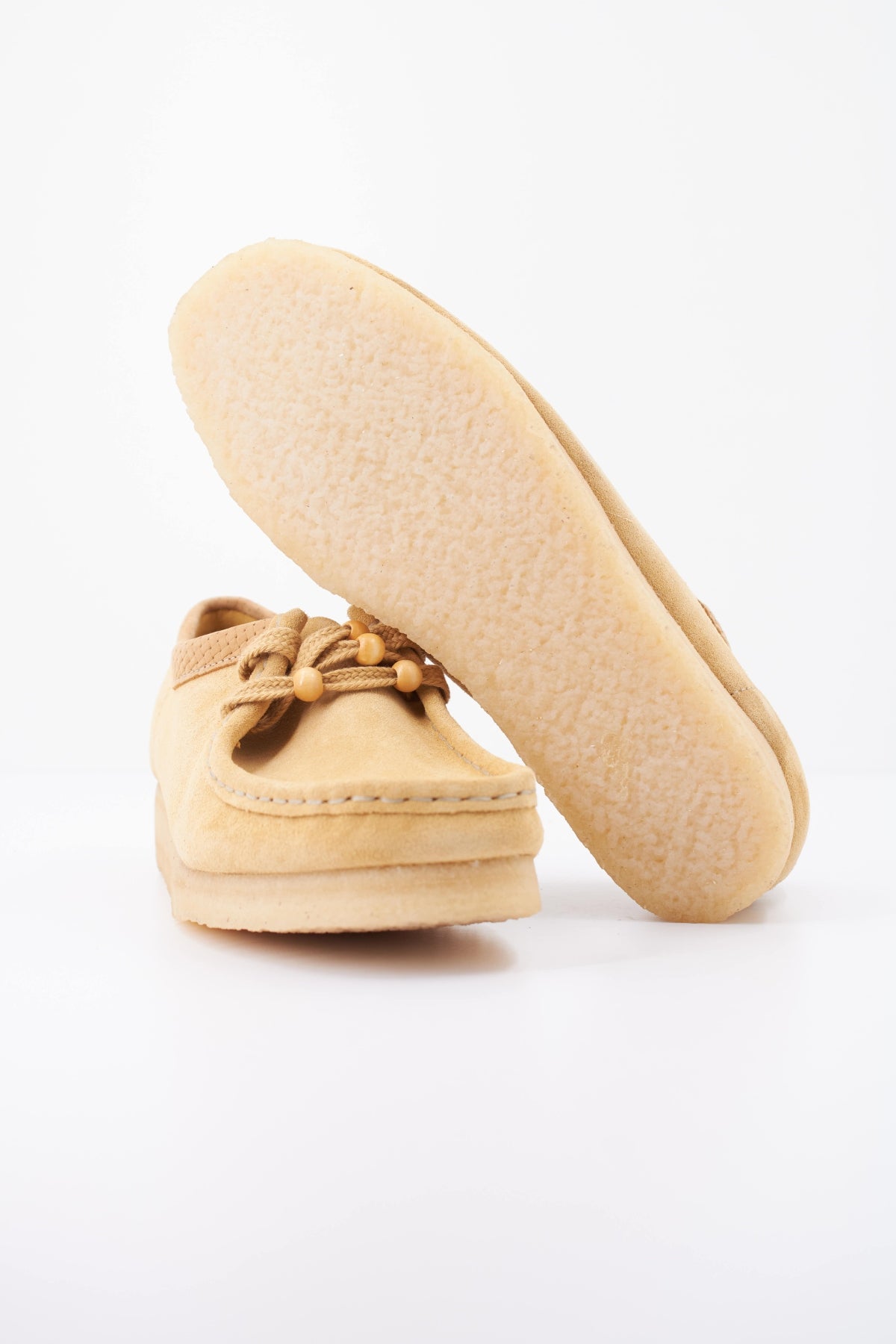 CLARKS WALLABEE GOLDEN en color MARRON CLARO (3)