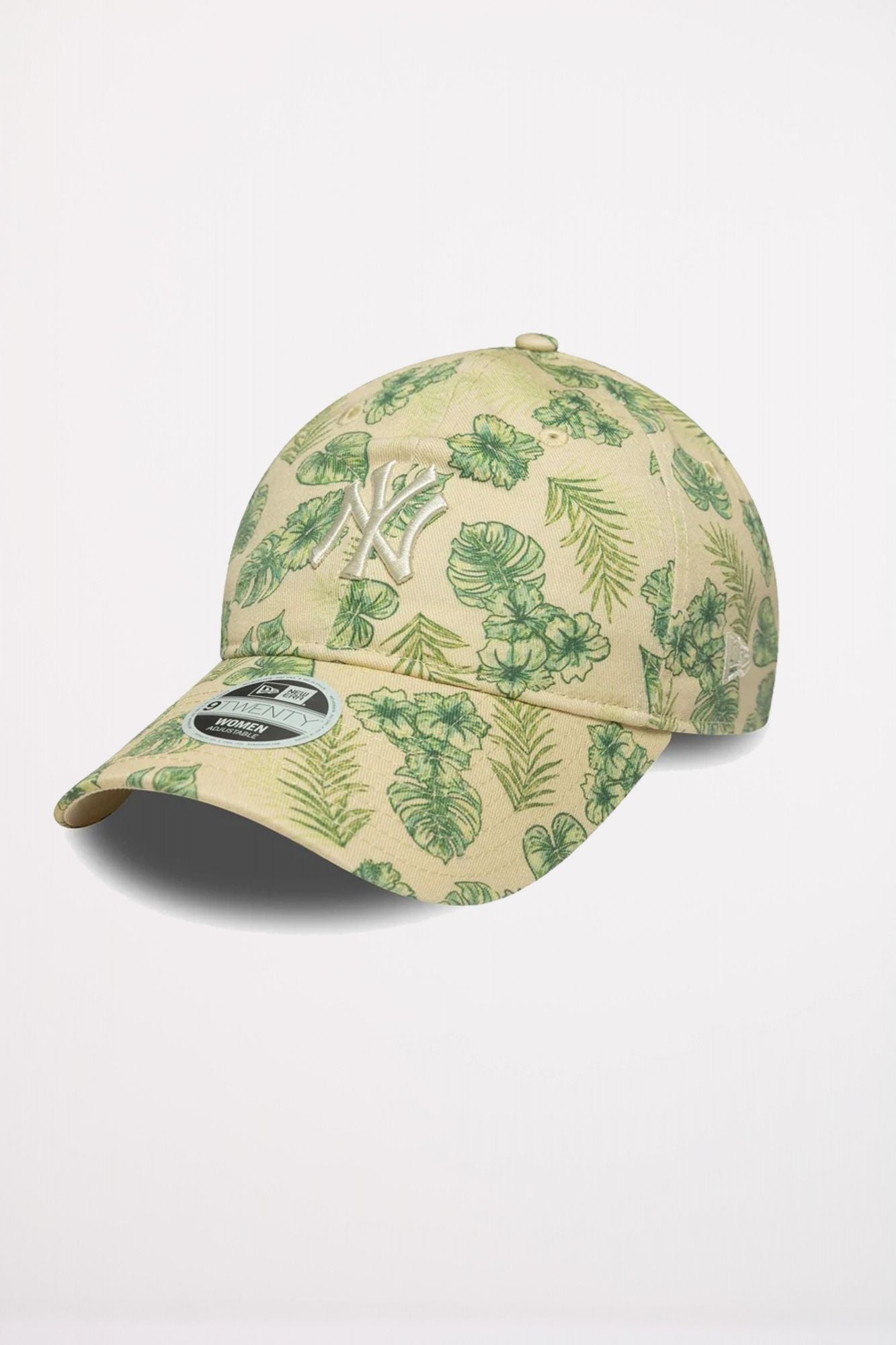 NEW ERA NEW YORK YANKEES WOMENS MLB TROPICAL CREAM 9TWENTY ADJUSTABLE CA en color FLORAL (1)