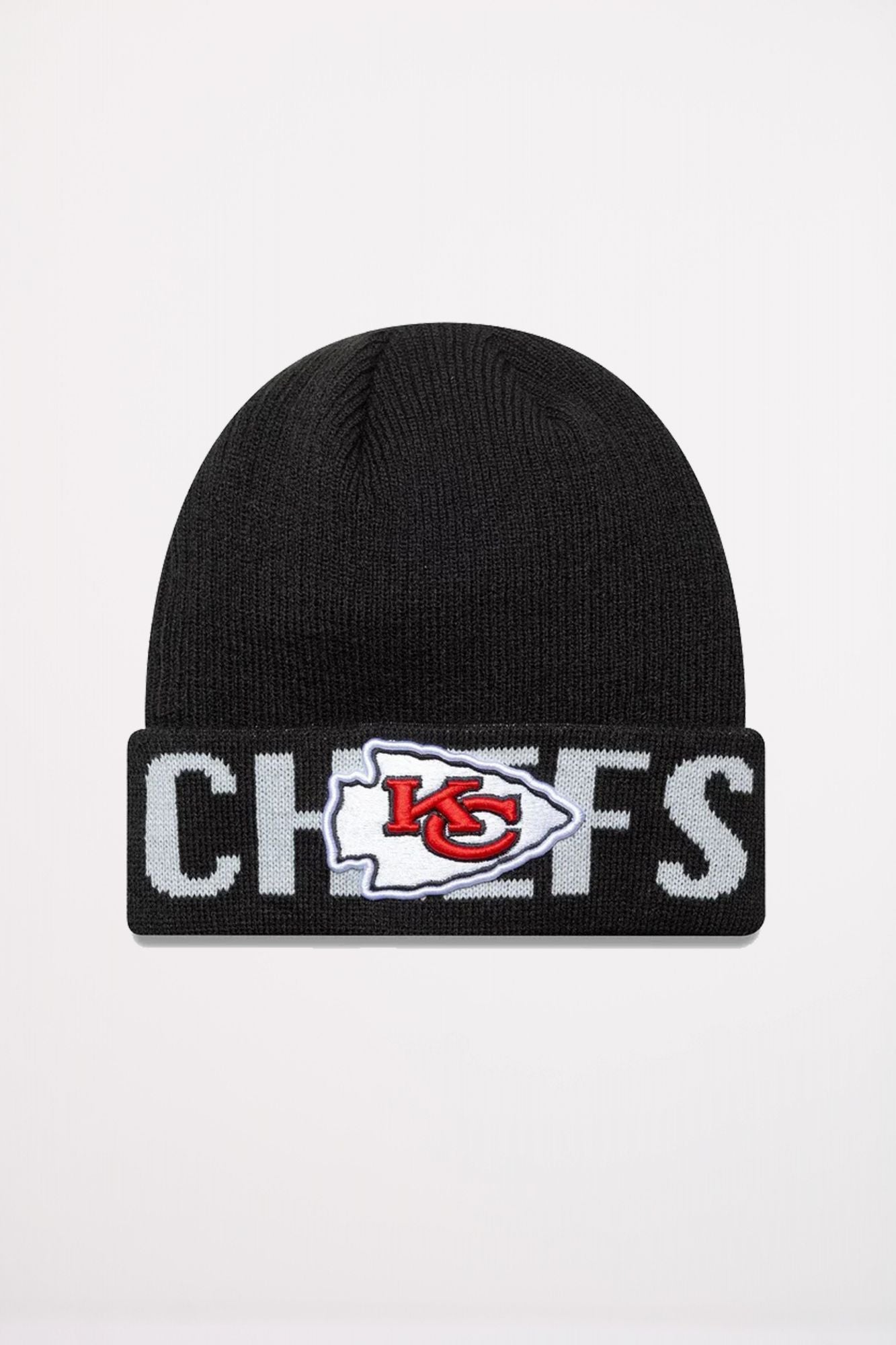 NEW ERA WORDMARK BEANIE KANCHI en color NEGRO (1)