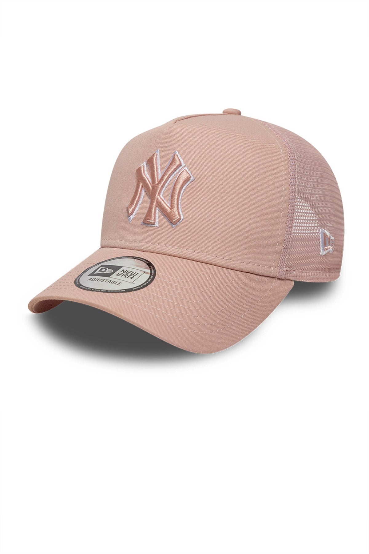 NEW ERA OUTLINE EF TRUCKER NEYYAN  PKRWHI en color ROSA (3)