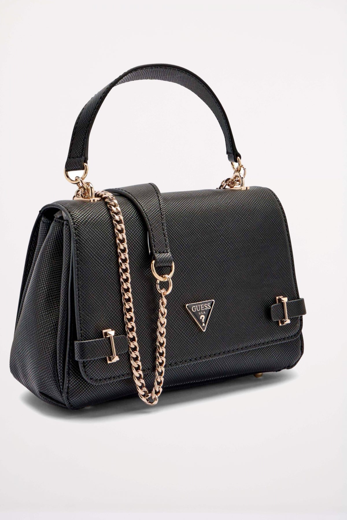 GUESS ZOEY SHOULDER BAG en color NEGRO (2)