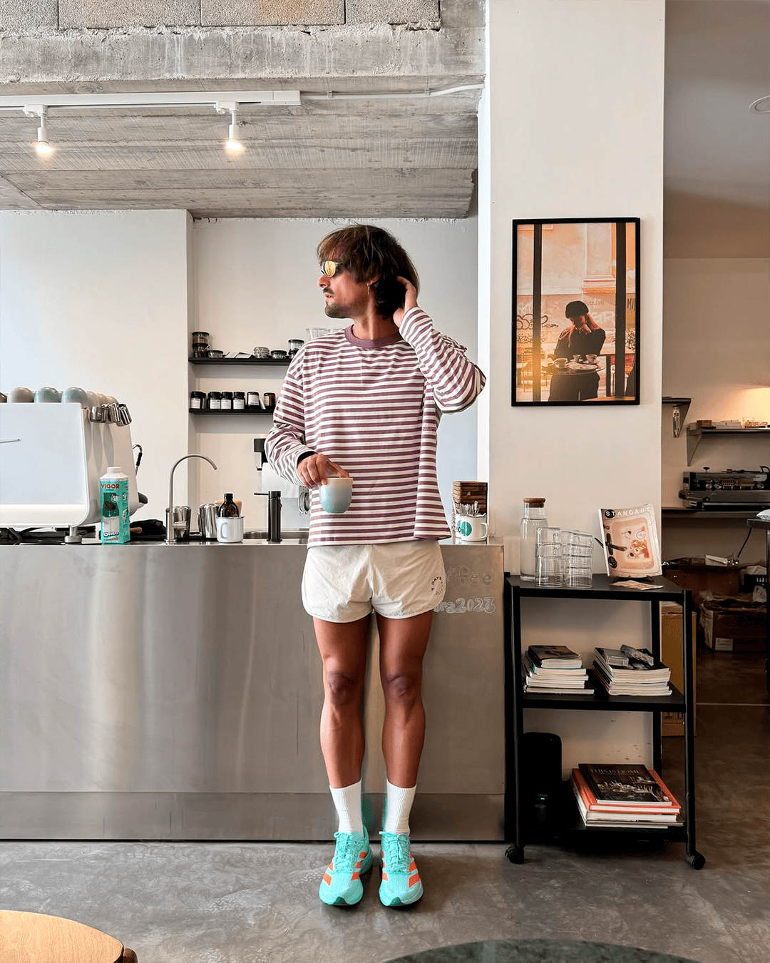 Look sport de @pabloceazar con sneakers ADIDAS