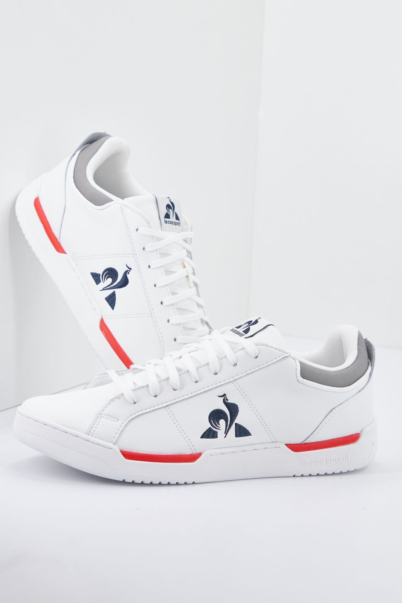 LE COQ SPORTIF STADIUM TRICOLORE en color BLANCO (3)