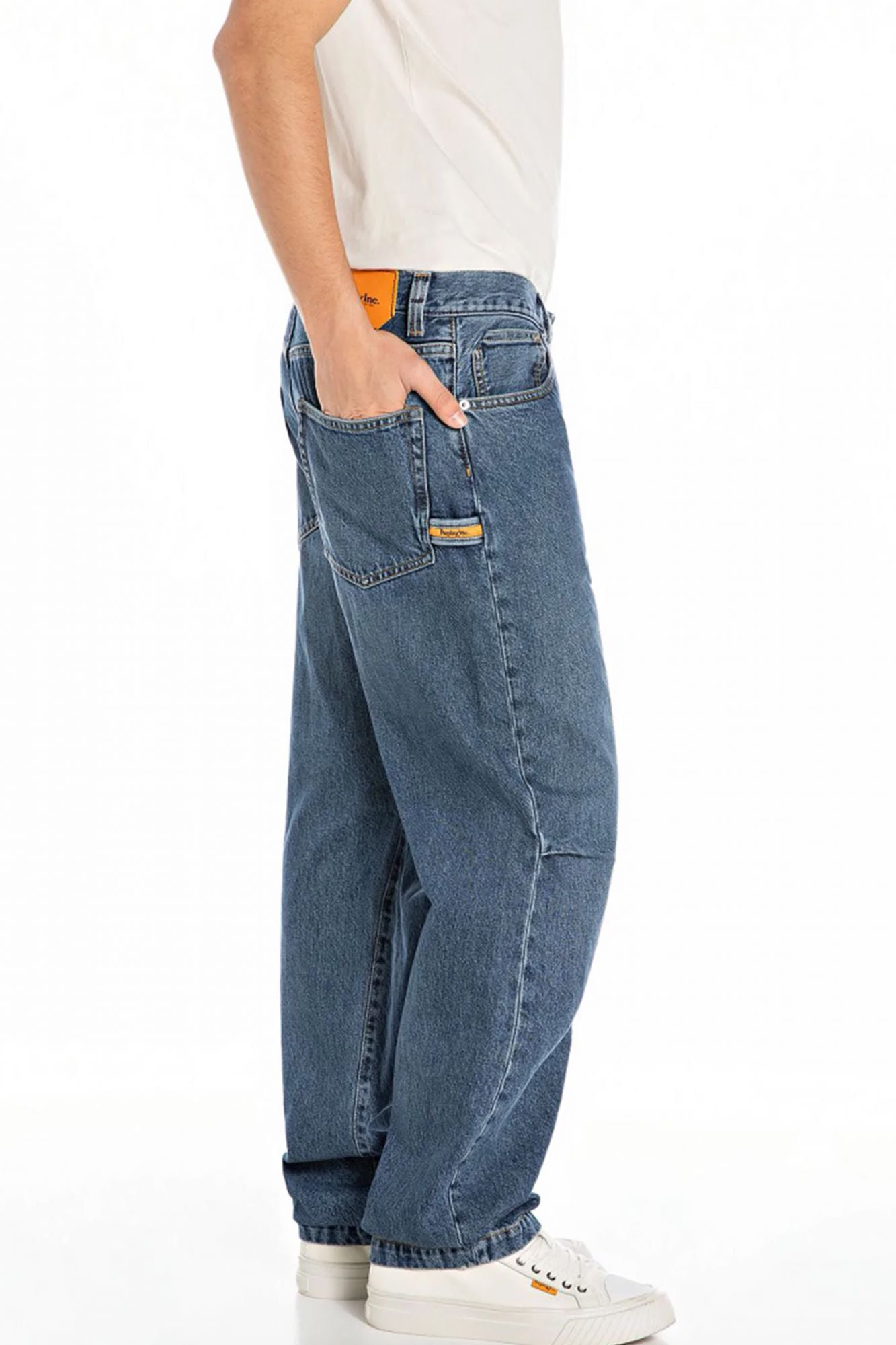 REPLAY STRAIGHT JEANS en color AZUL (3)