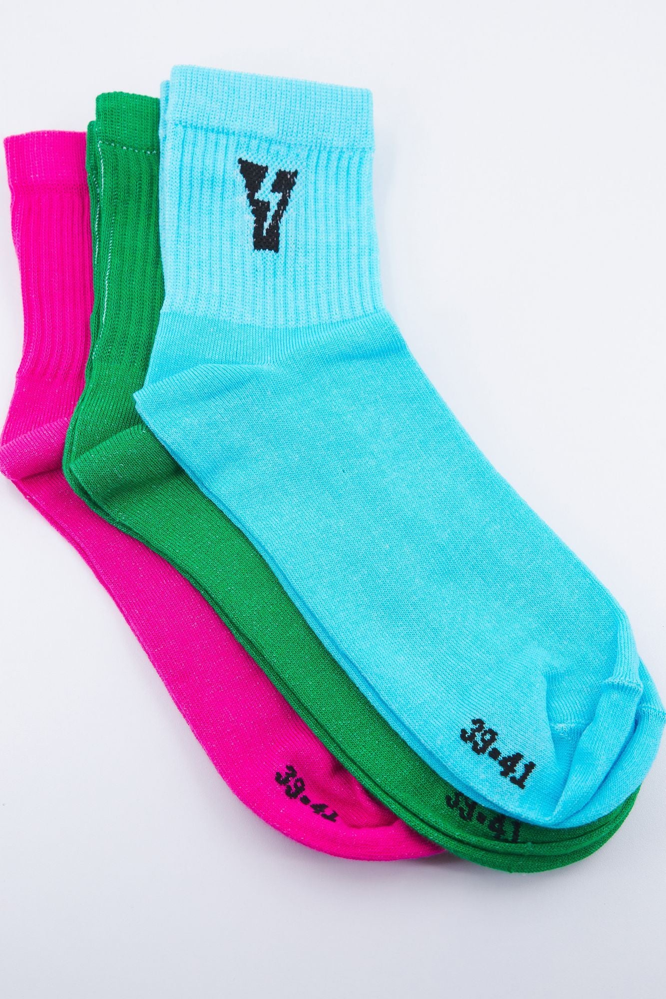 YELLOW PACK DE 3 THUNDER SOCKS en color MULTICOLOR (2)