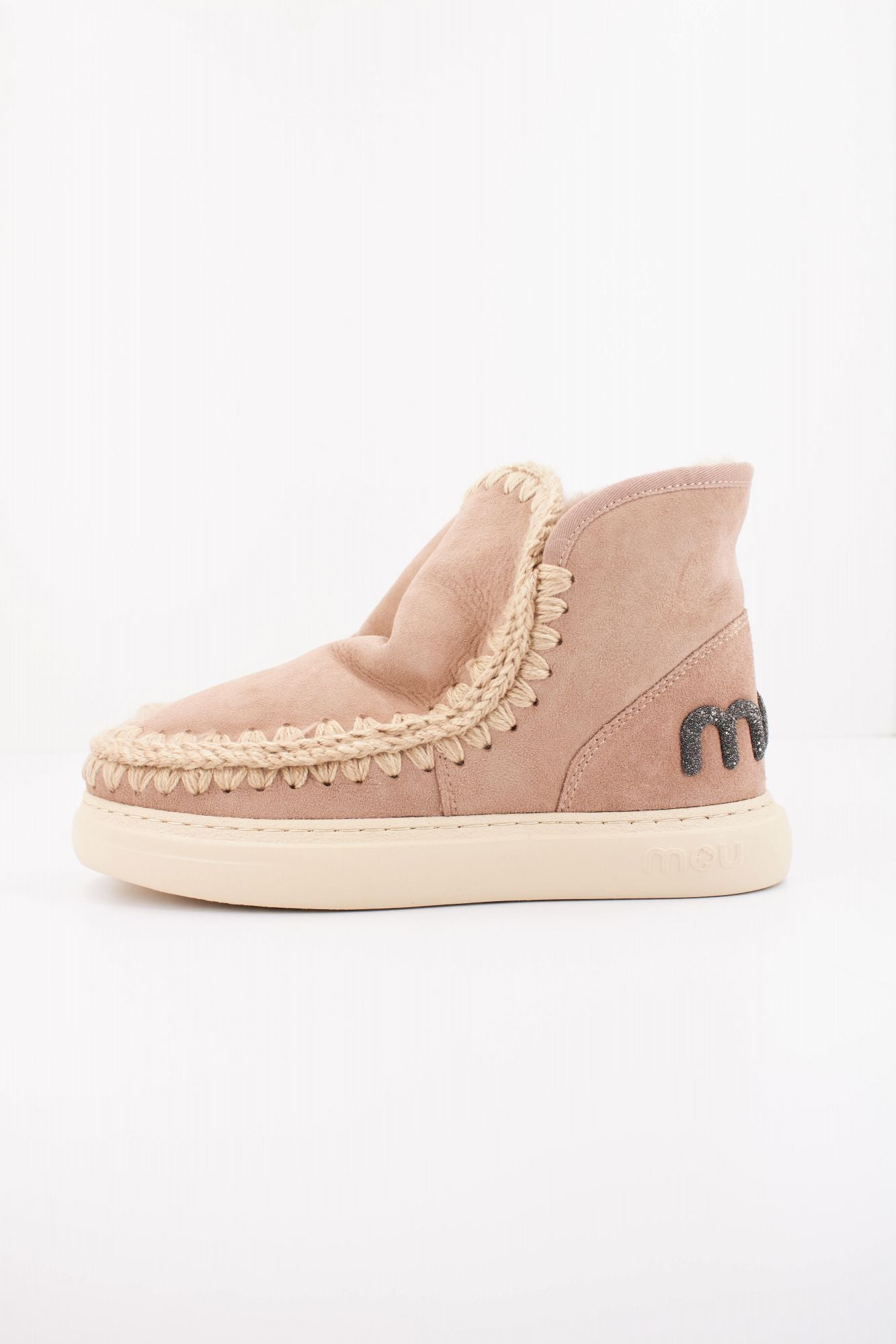 MOU ESKIMO SNEAKER BOLD GLIT. en color BEIS (1)