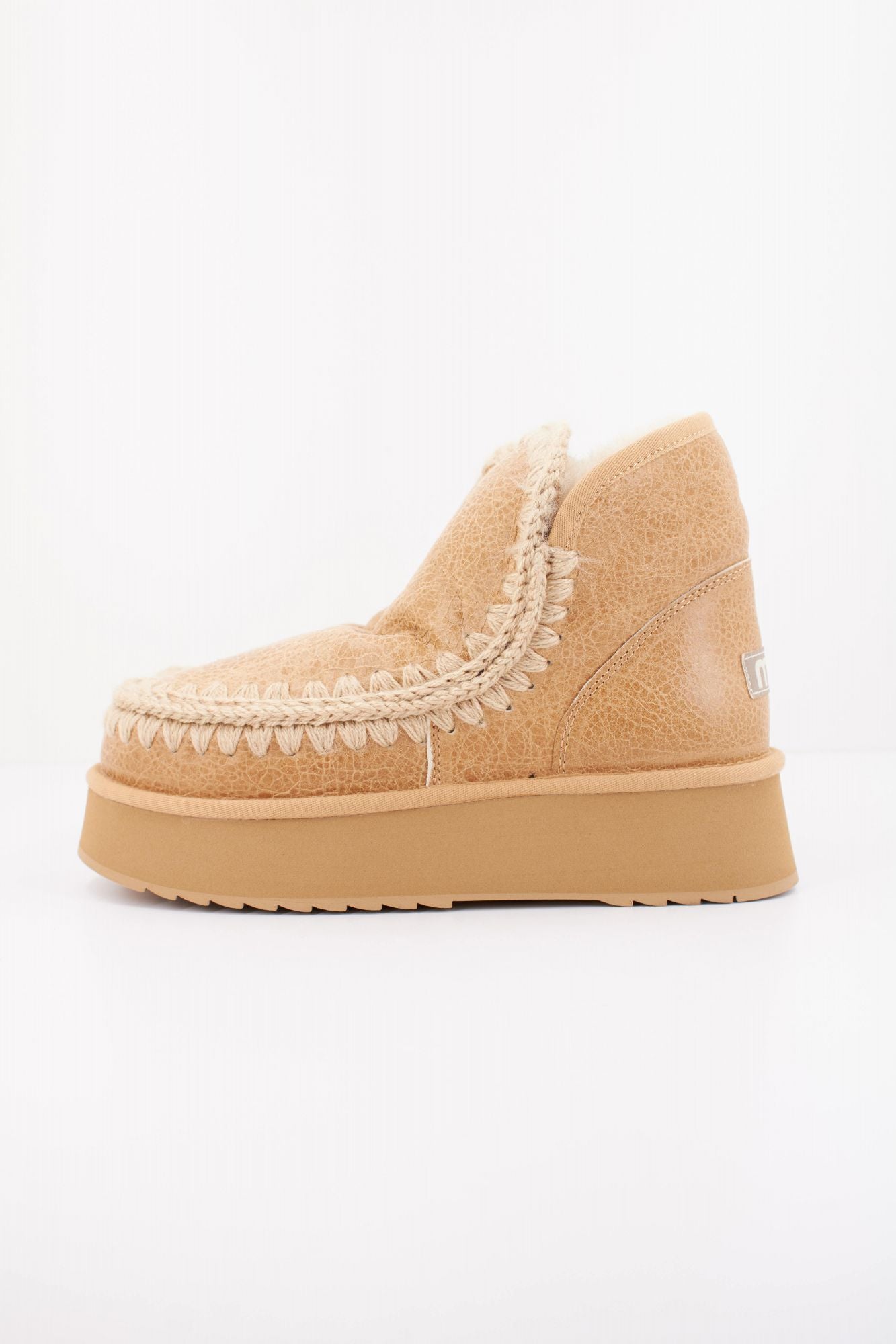 MOU ESKIMO SNEAKER BOOTS en color MARRON CLARO (1)