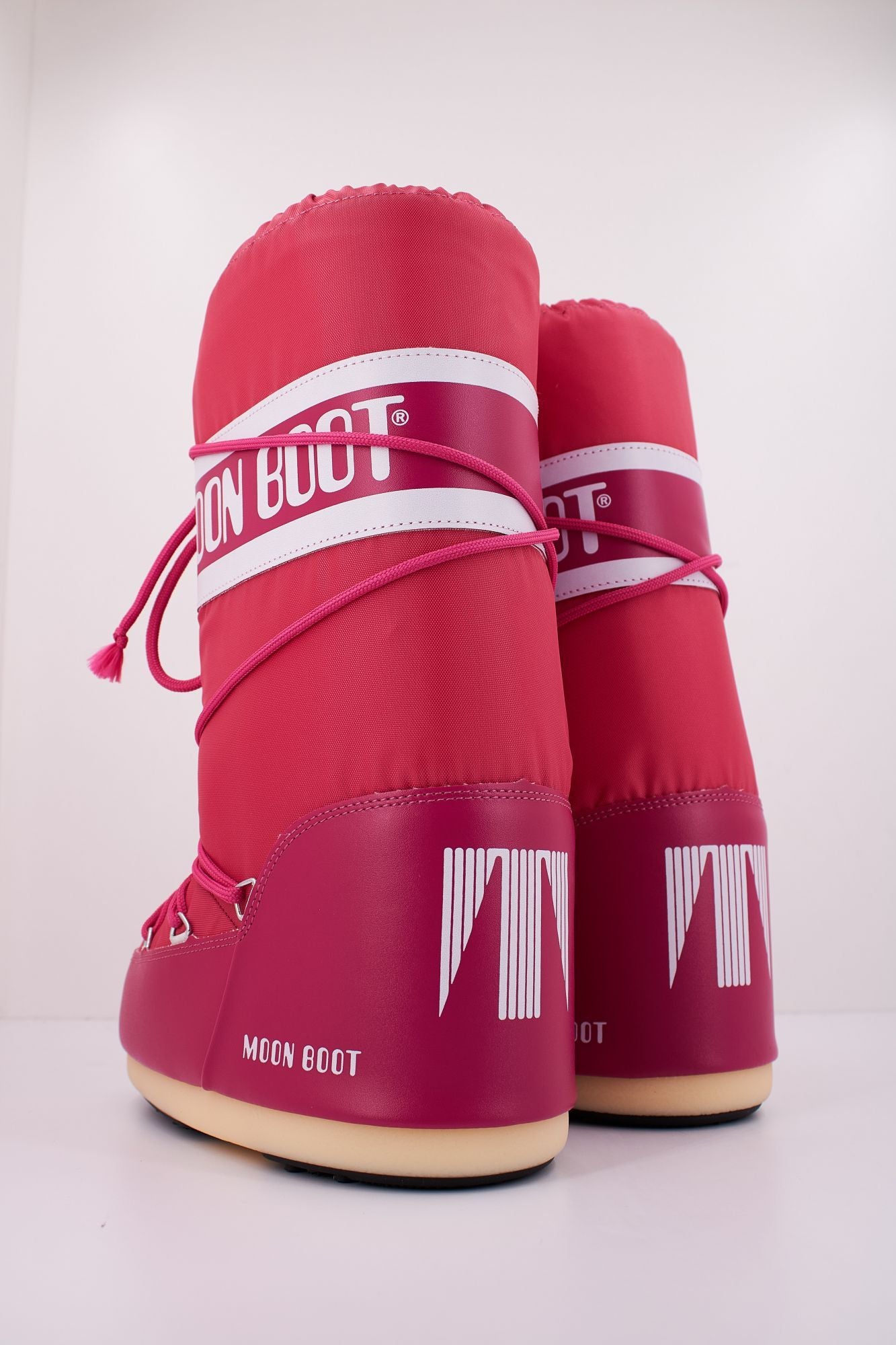 MOON BOOT MB ICON NYLON en color ROSA (4)