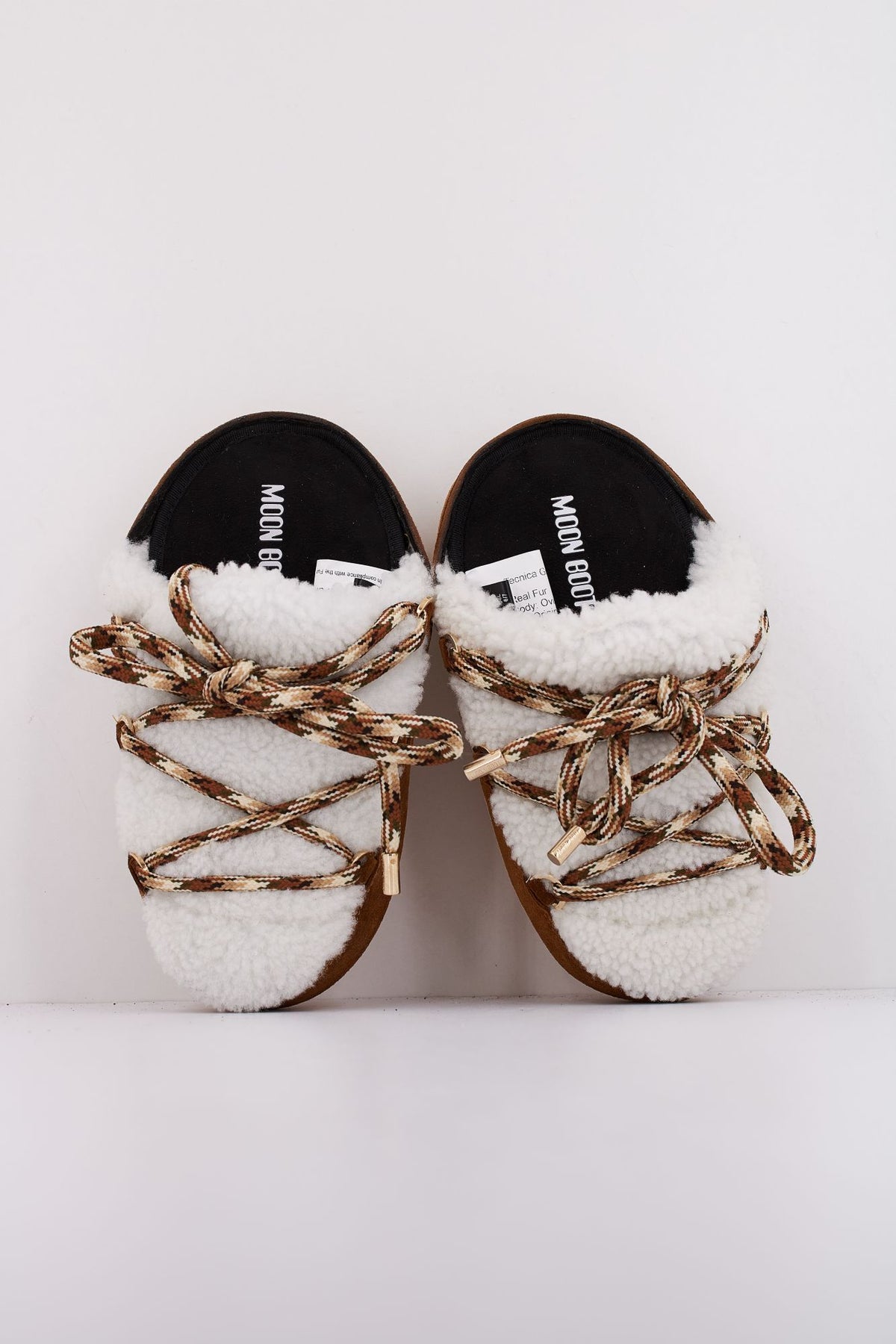MOON BOOT MULES SHEARLING 14601100 001 en color MARRON (3)