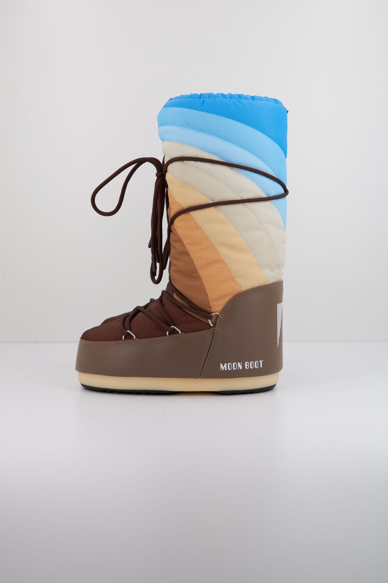 MOON BOOT MB ICON RAINBOW en color MARRON (1)