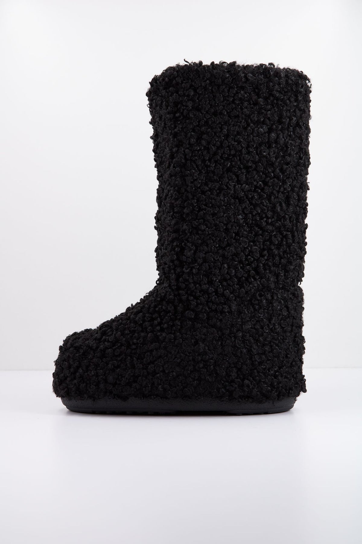 MOON BOOT ICON FAUX CURLY 14028700 001 en color NEGRO (1)