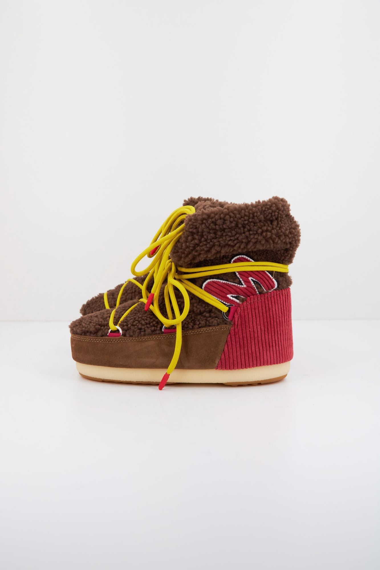 MOON BOOT MB LIGHT M PATCH SHEAR en color MARRON (1)