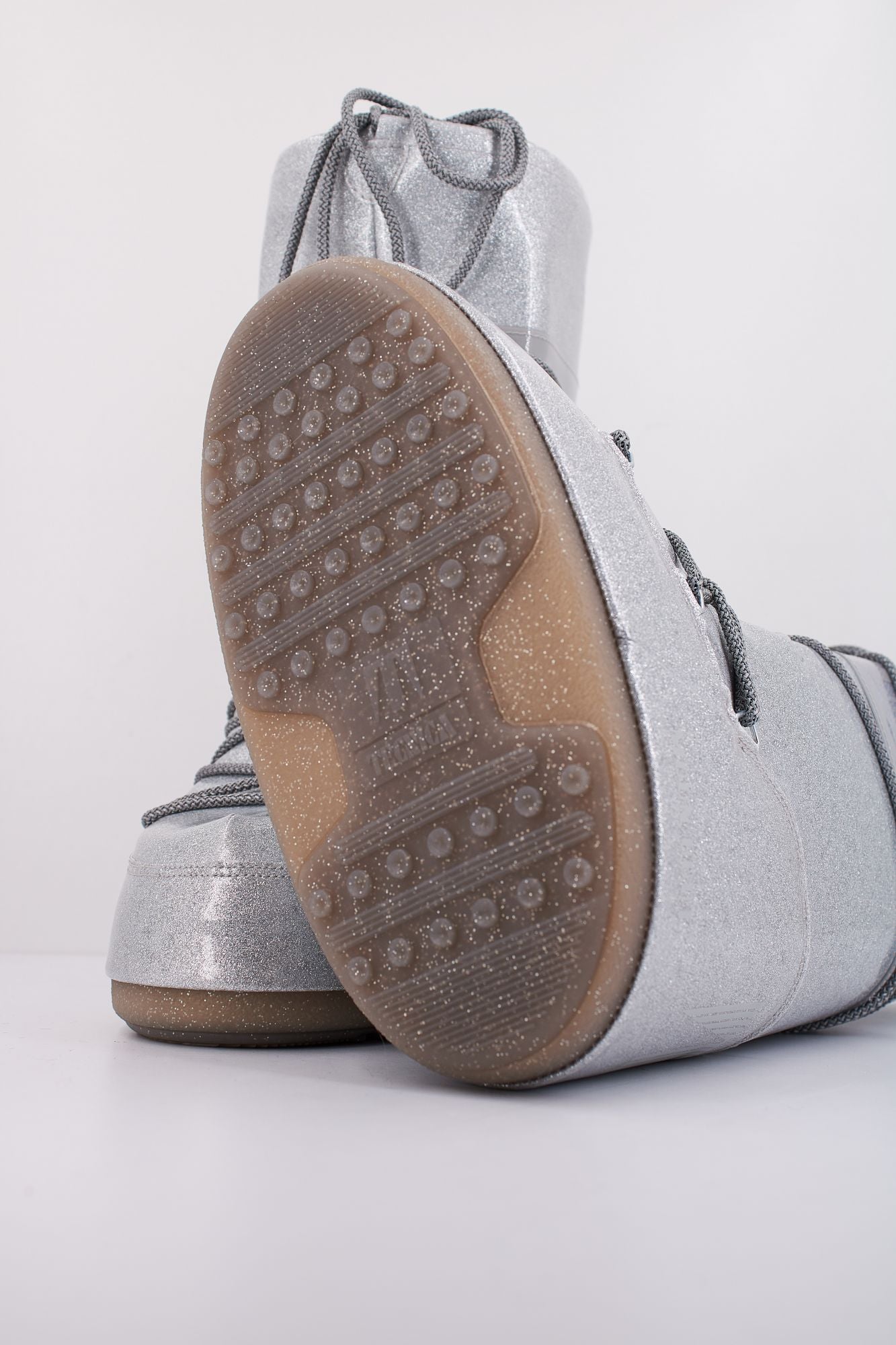 MOON BOOT MB ICON GLITTER en color PLATA (5)
