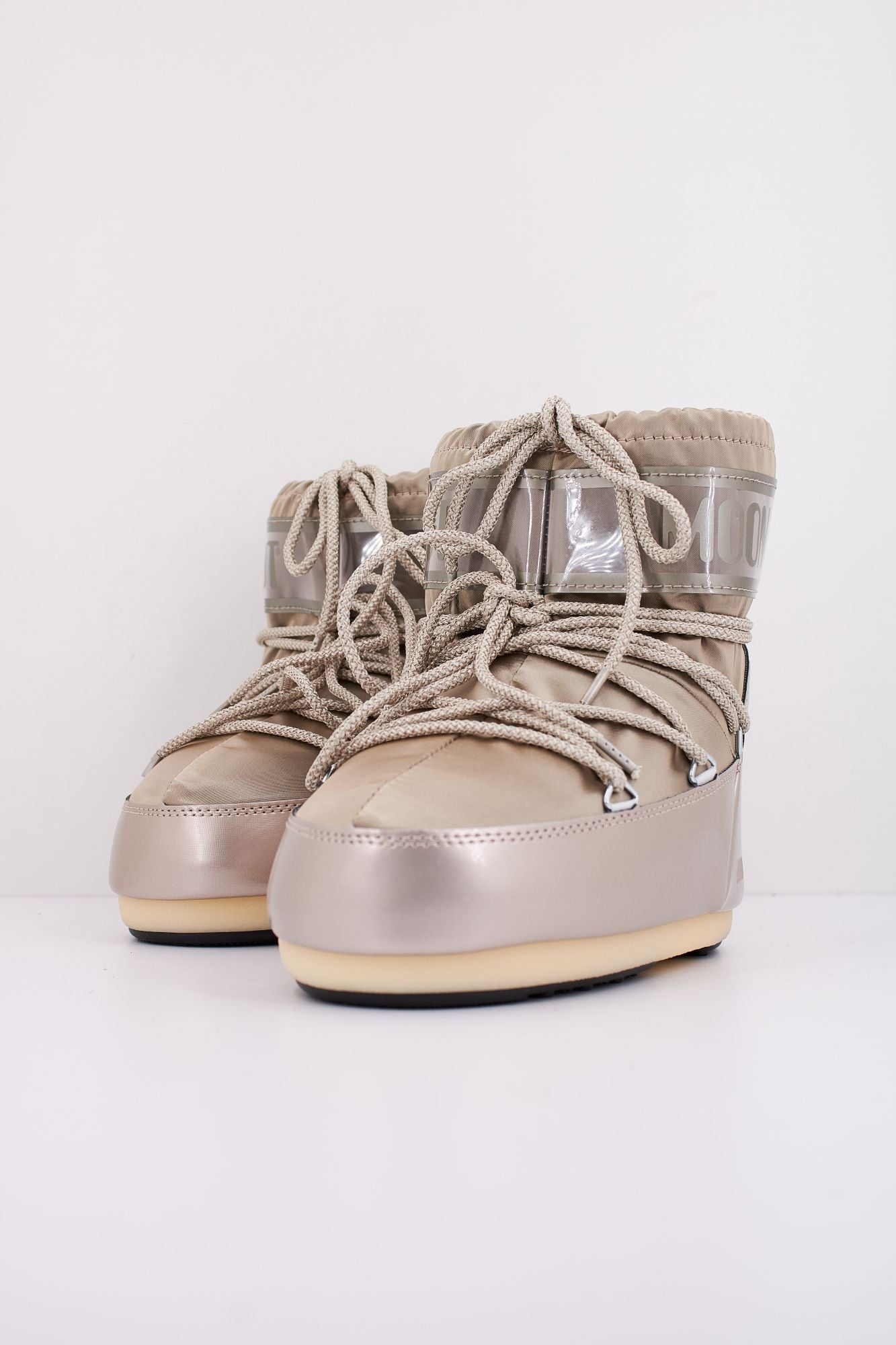 MOON BOOT  MB ICON LOW GLANC en color BRONCE (2)
