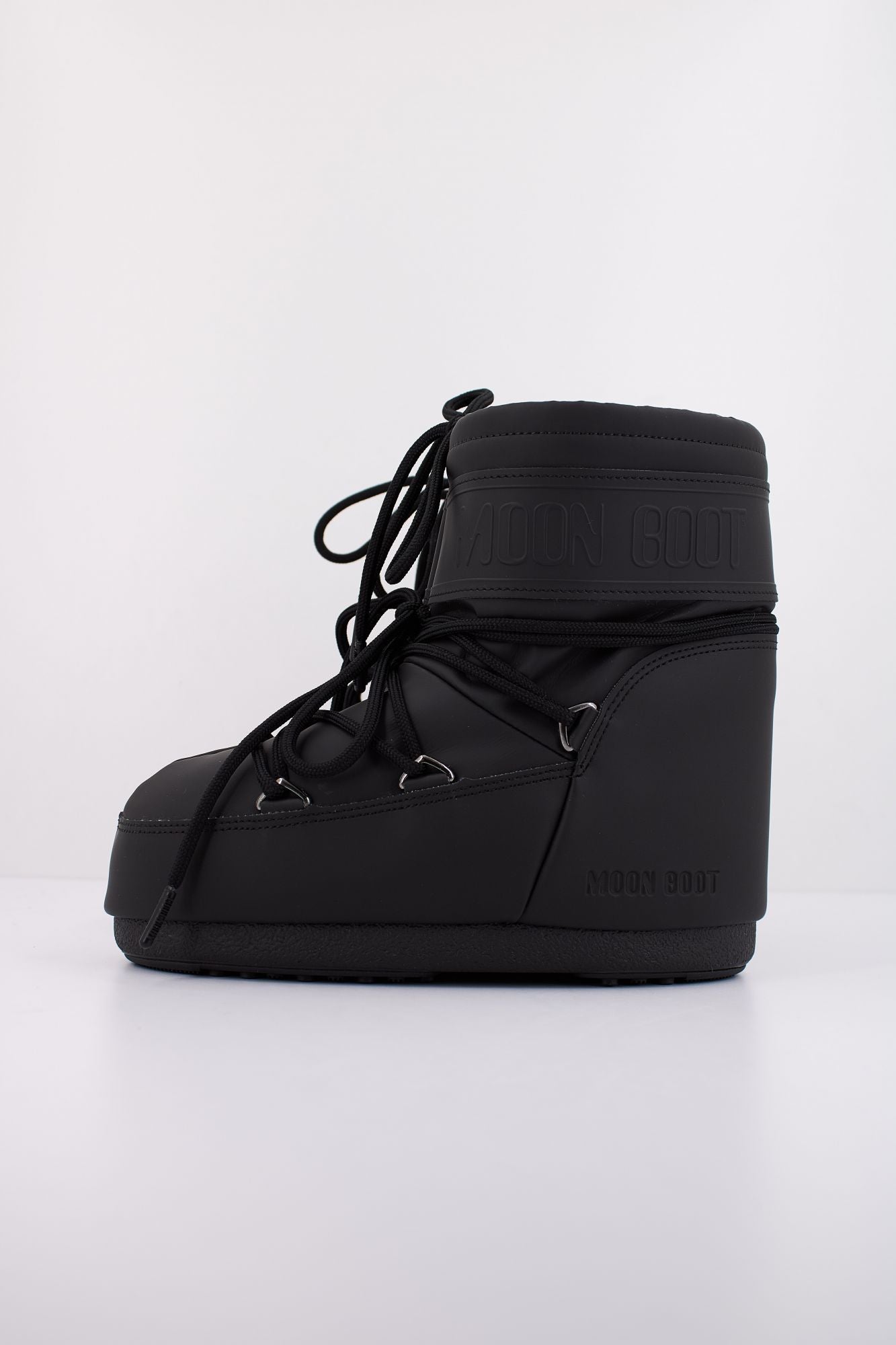MOON BOOT  MB ICON LOW RUBBE en color NEGRO (1)