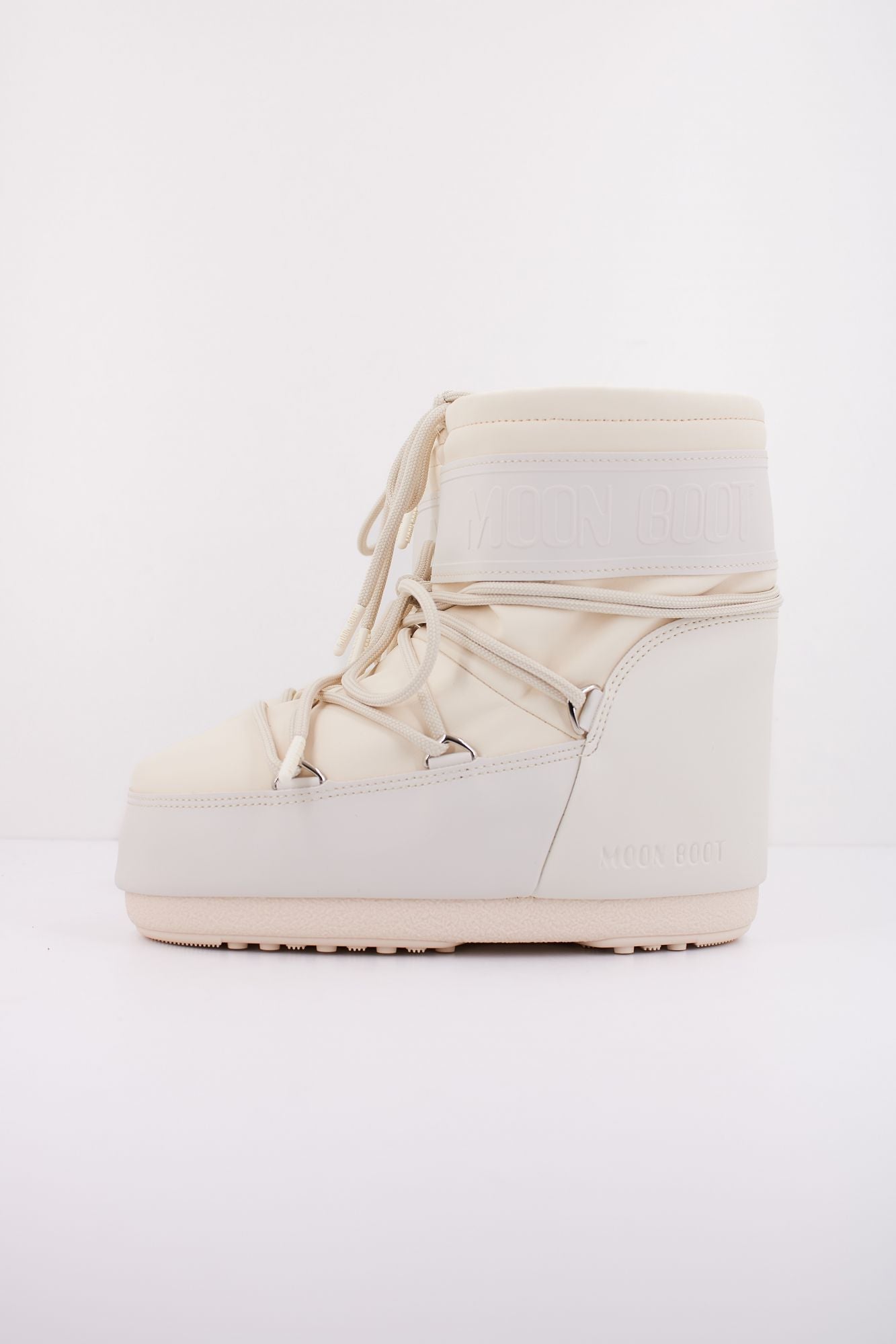 MOON BOOT  MB ICON LOW RUBBE en color BLANCO (1)
