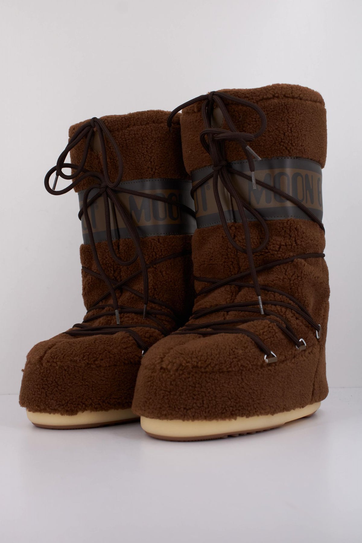 MOON BOOT ICON FLEECE 14030800 004 en color MARRON (2)