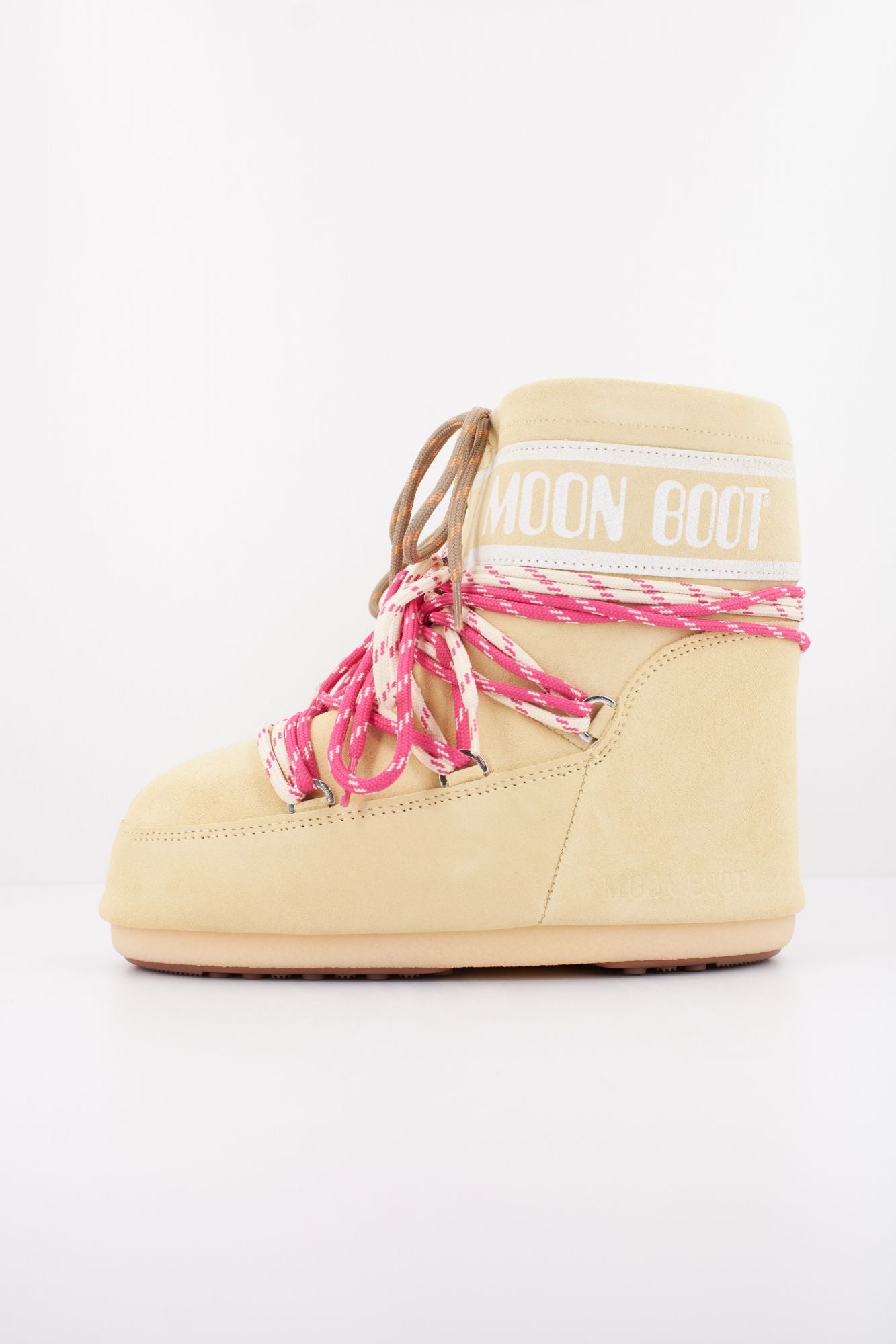 MOON BOOT MB ICON LOW SUEDE LACE en color VERDE (1)