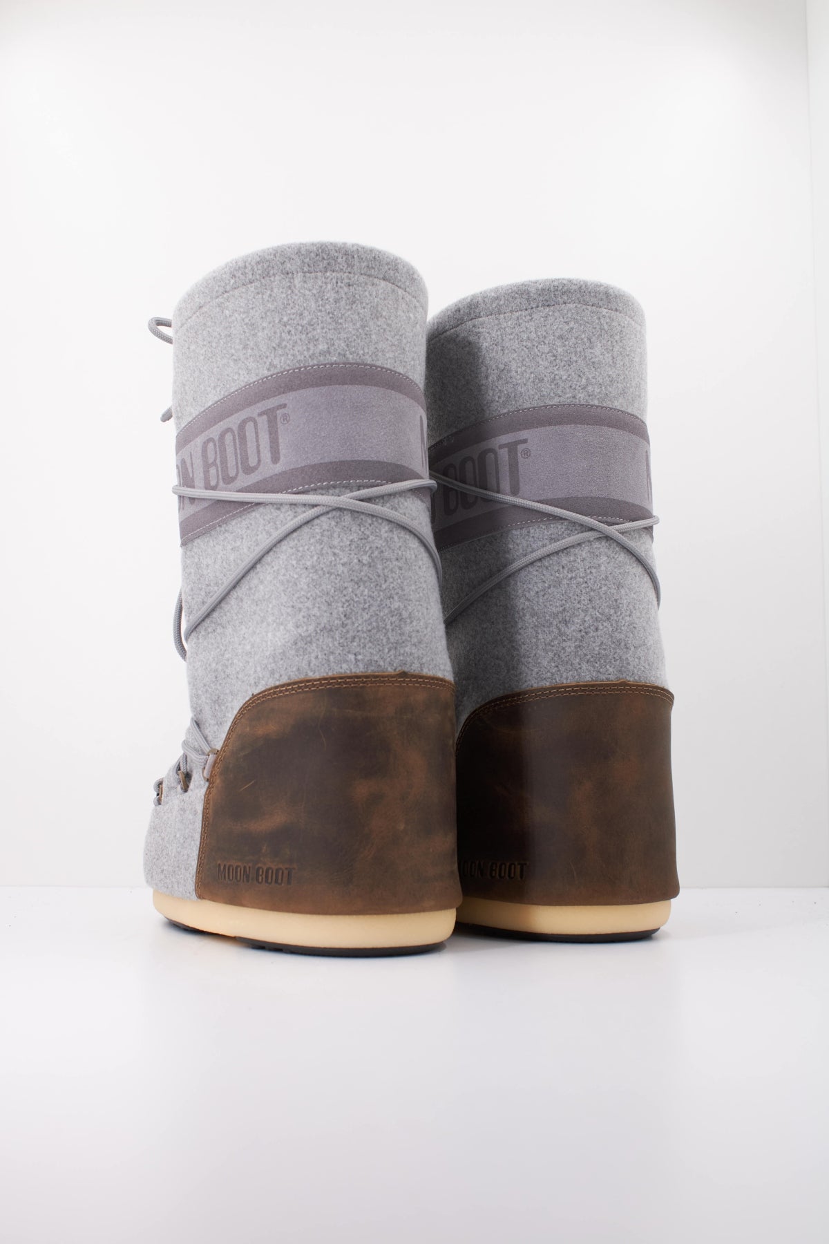 MOON BOOT ICON NUBUCK FELT 14032300 05 en color GRIS (4)