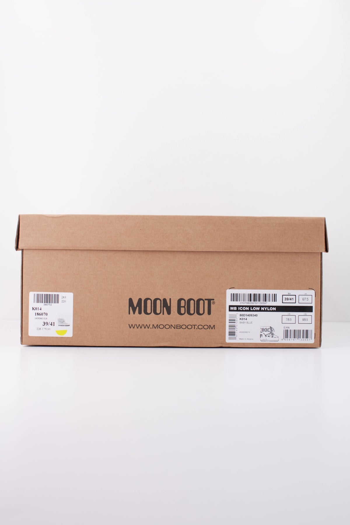 MOON BOOT MB ICON LOW NYLON en color AZUL (6)