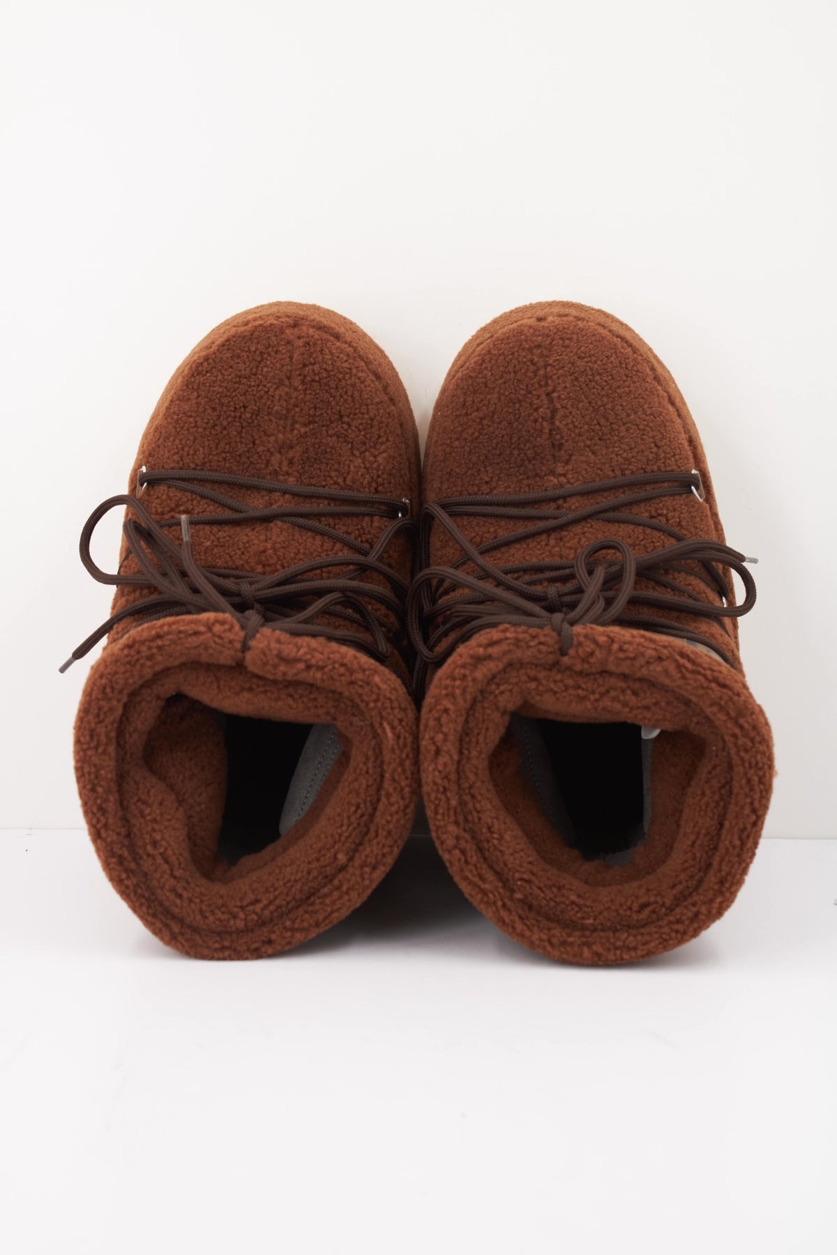 MOON BOOT MB ICON LOW FLEECE en color MARRON (3)