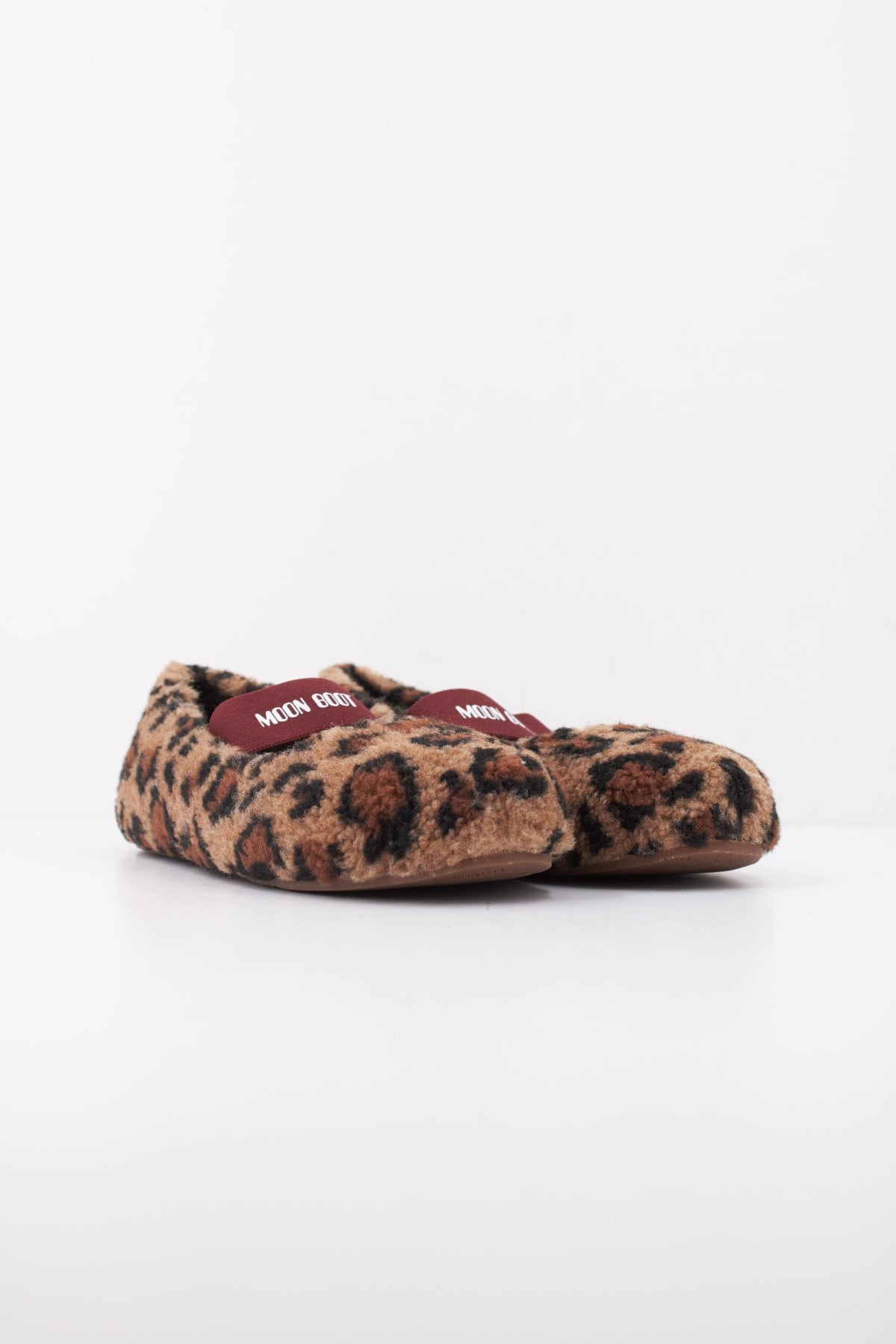 MOON BOOT MB FLEECE  BALLERINA LEOPARD en color ANIMAL PRINT (2)