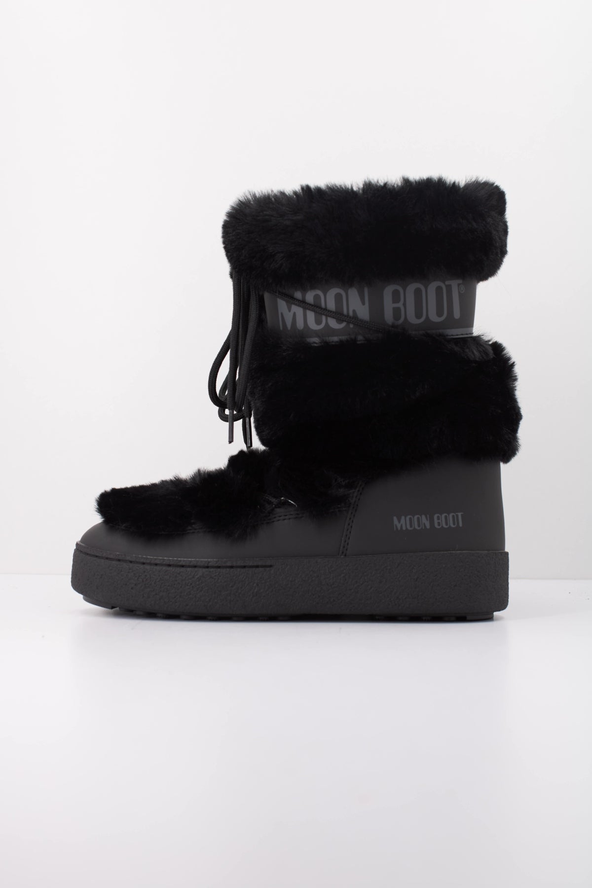 MOON BOOT LTRACK FAUX FUR HIGH WP 24502100 001 en color NEGRO (1)