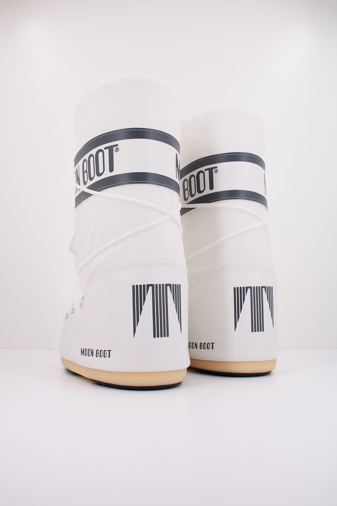 MOON BOOT MB ICON NYLON en color BLANCO (4)