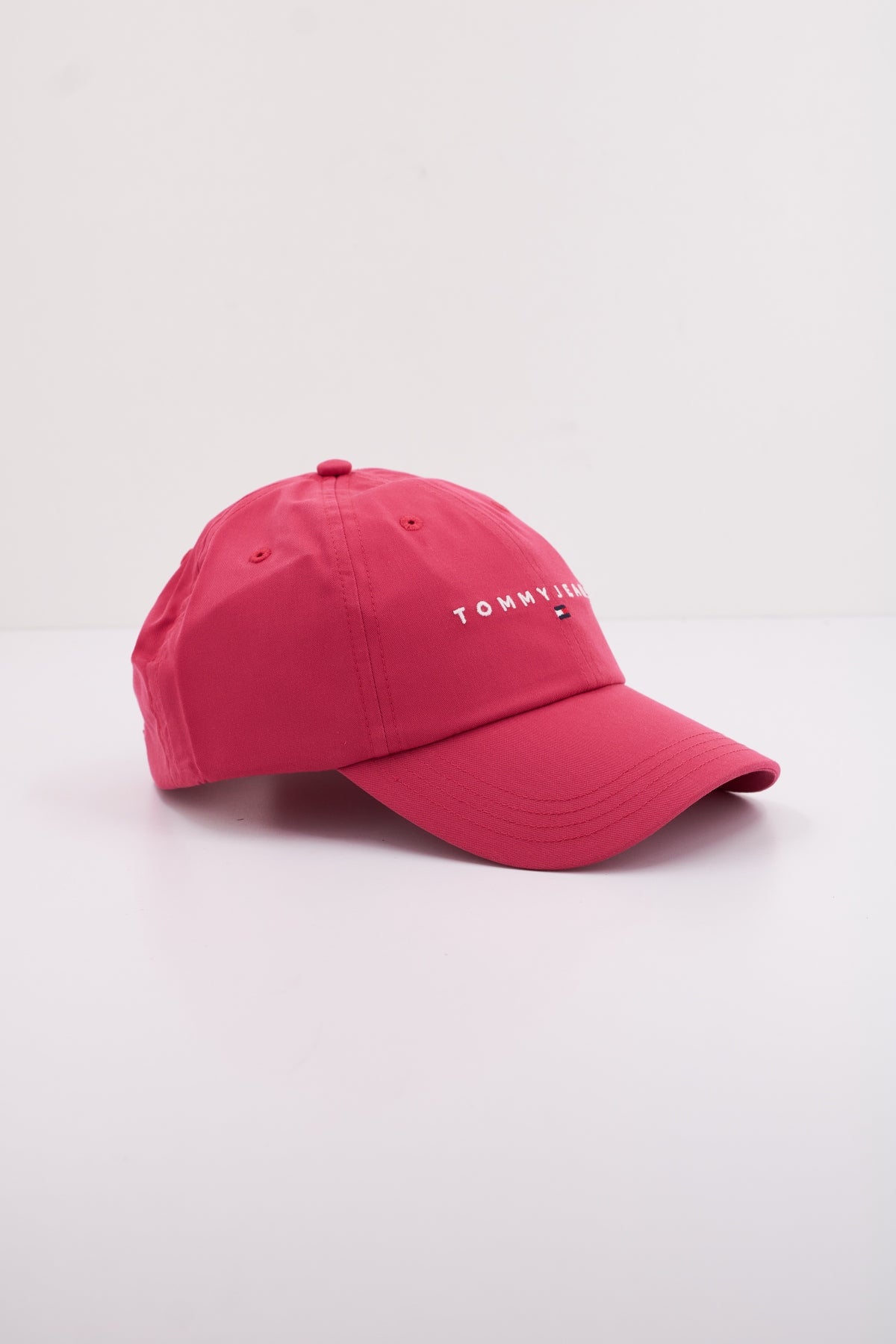 TOMMY JEANS TJW LINEAR LOGO 6 PANEL en color ROSA (2)