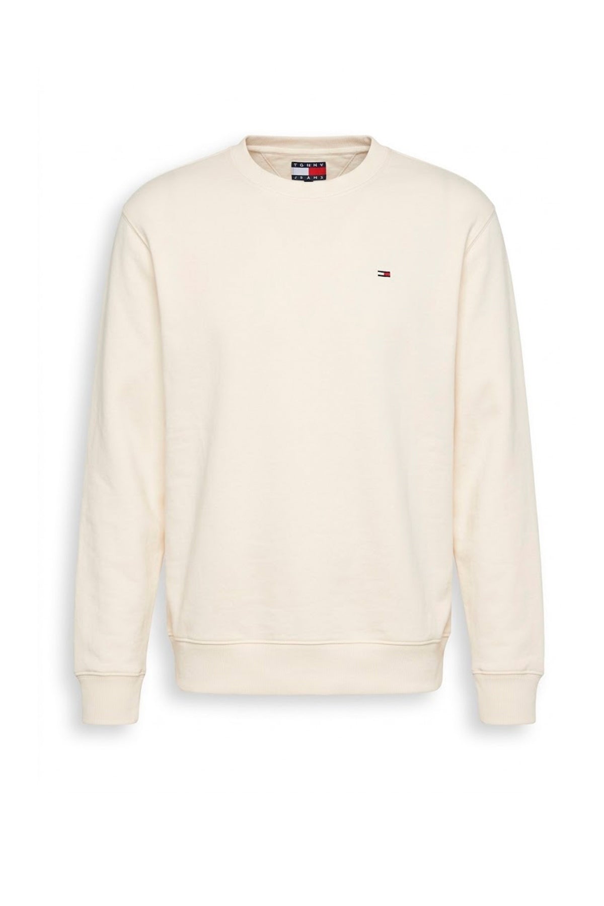 TOMMY JEANS DM0DM21921 REG BADGE CREW en color BLANCO (1)