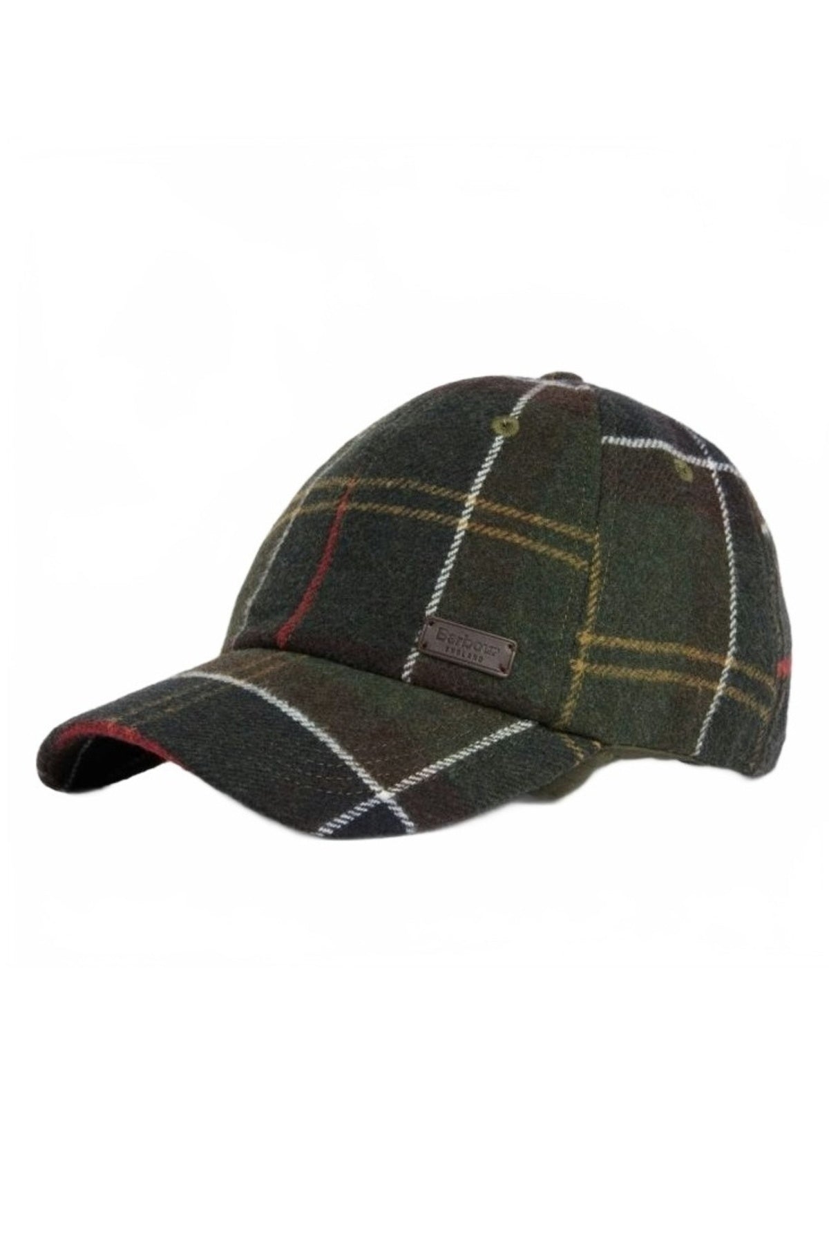BARBOUR GALINGALE TARTAN SPORTS CAP MHA0553TN11 en color VERDE (1)