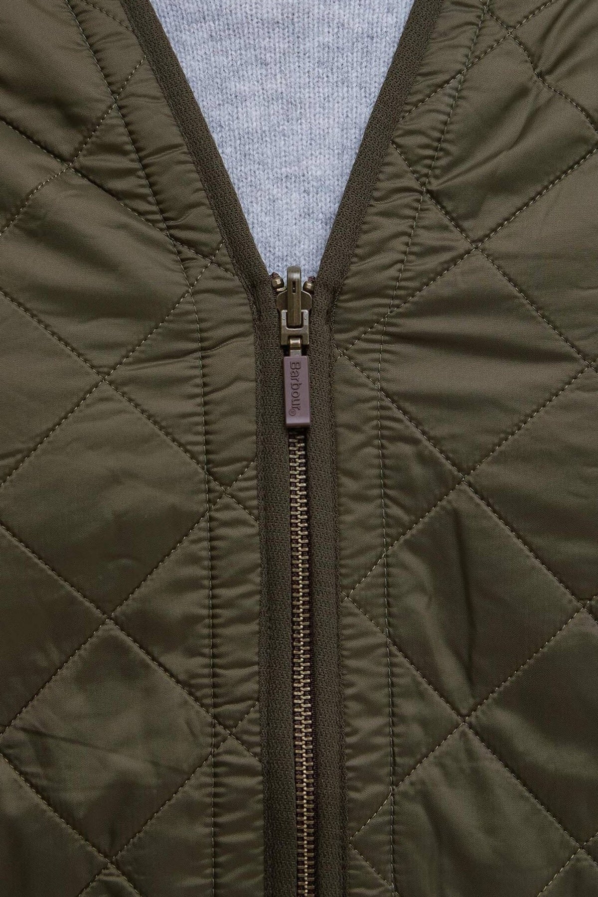 BARBOUR POLARQUILT WAISTCOAT MLI0002OL91 en color VERDE (4)