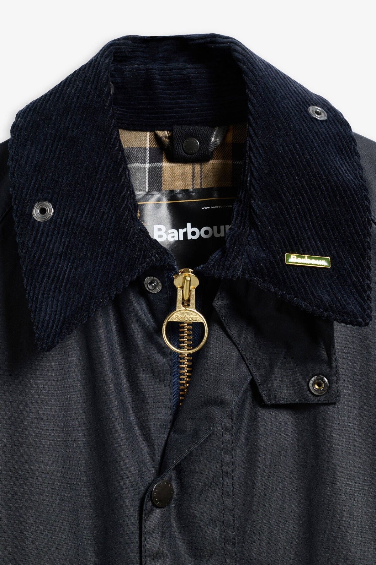 BARBOUR BEDALE WAX MWX0018NY91 en color AZUL (3)