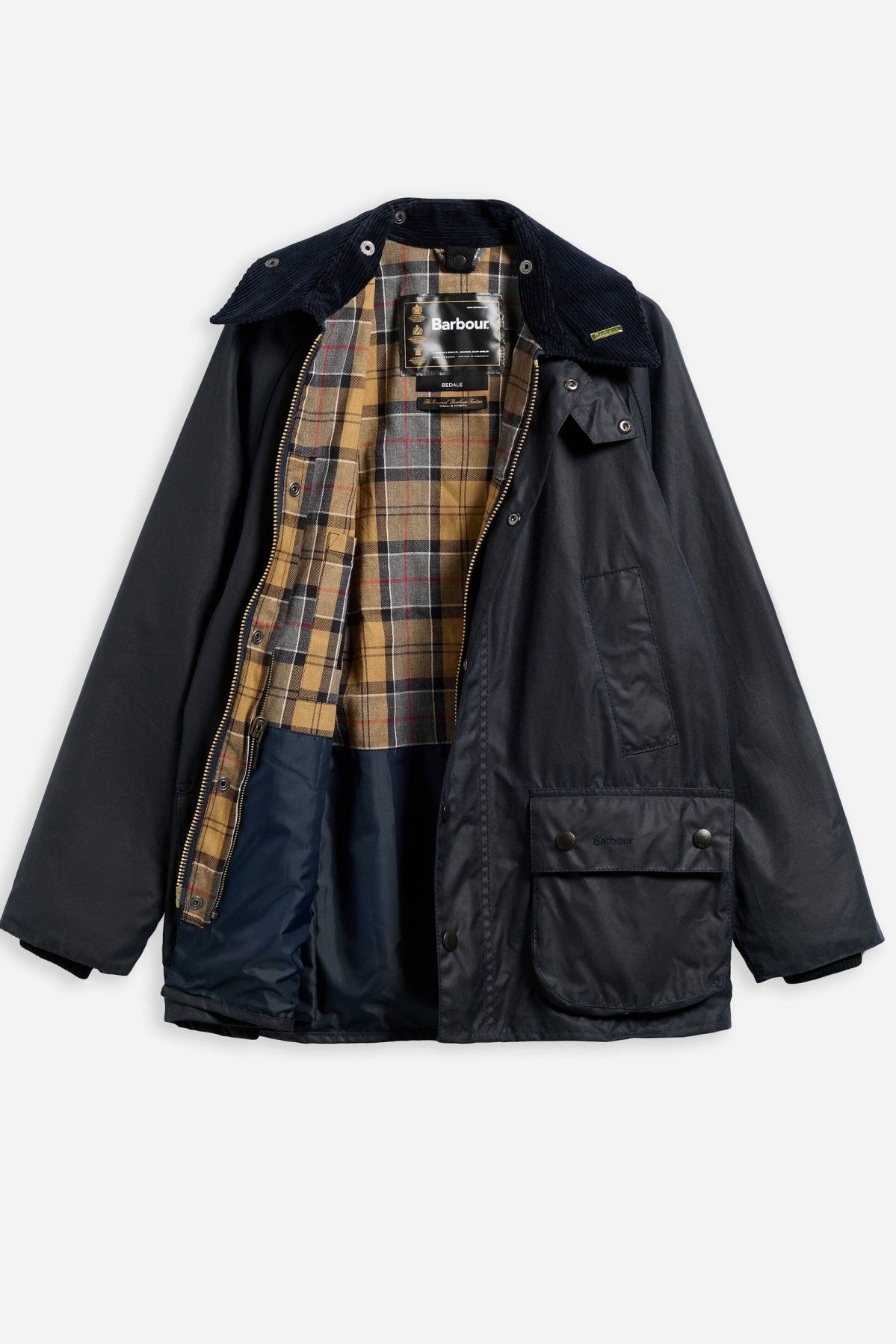 BARBOUR BEDALE WAX MWX0018NY91 en color AZUL (4)