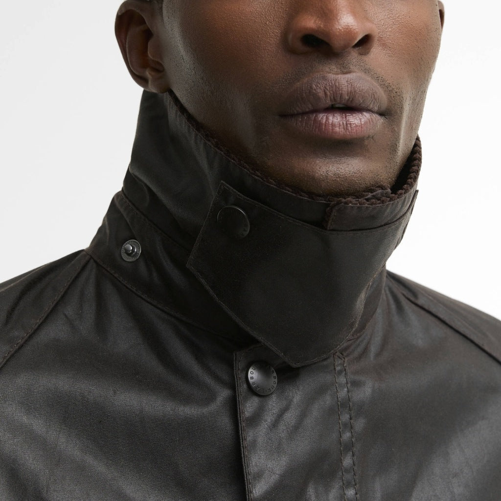BARBOUR MWX0018SG91 BEDALE WAX JACKET en color NEGRO (3)