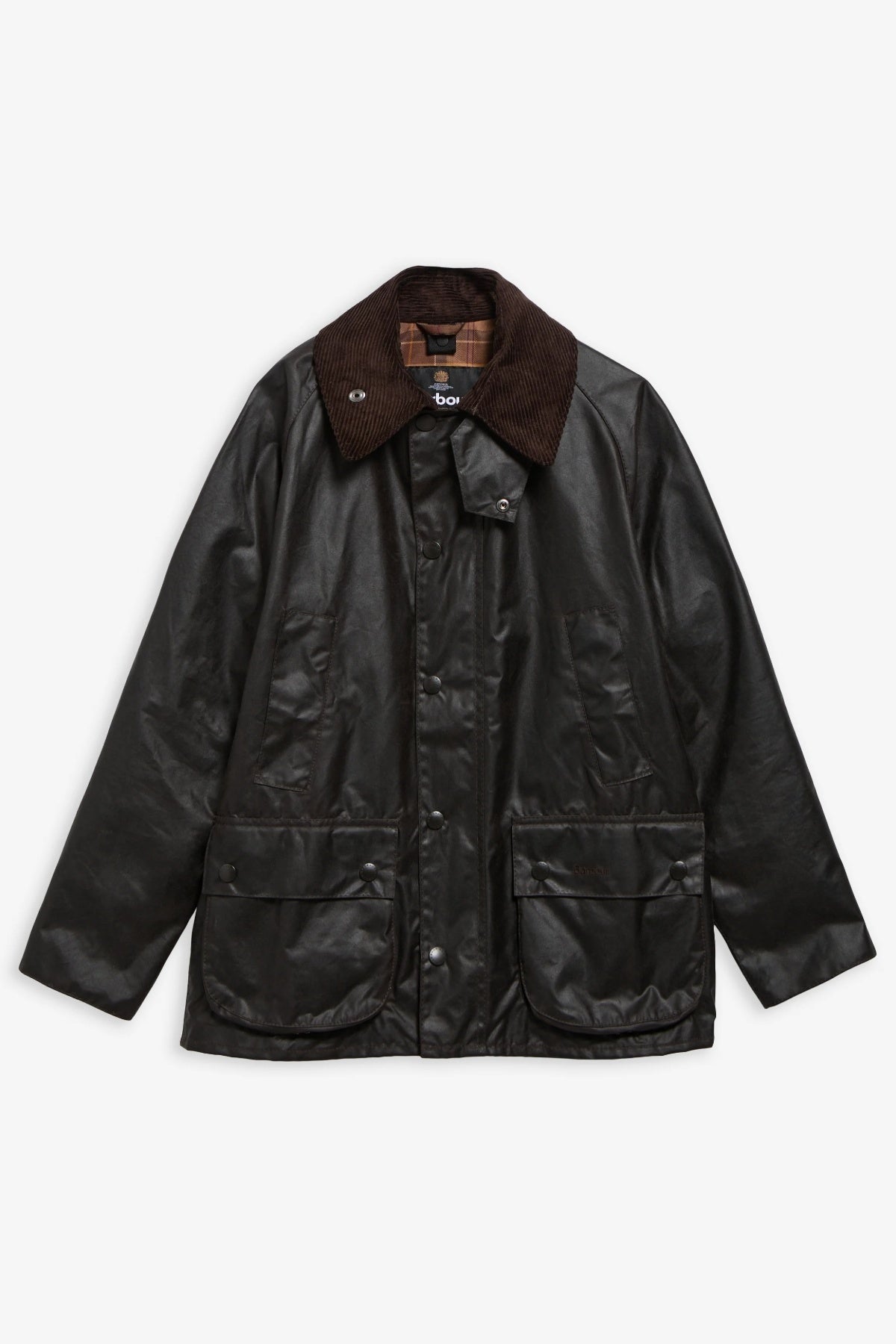 BARBOUR MWX0018SG91 BEDALE WAX JACKET en color NEGRO (8)