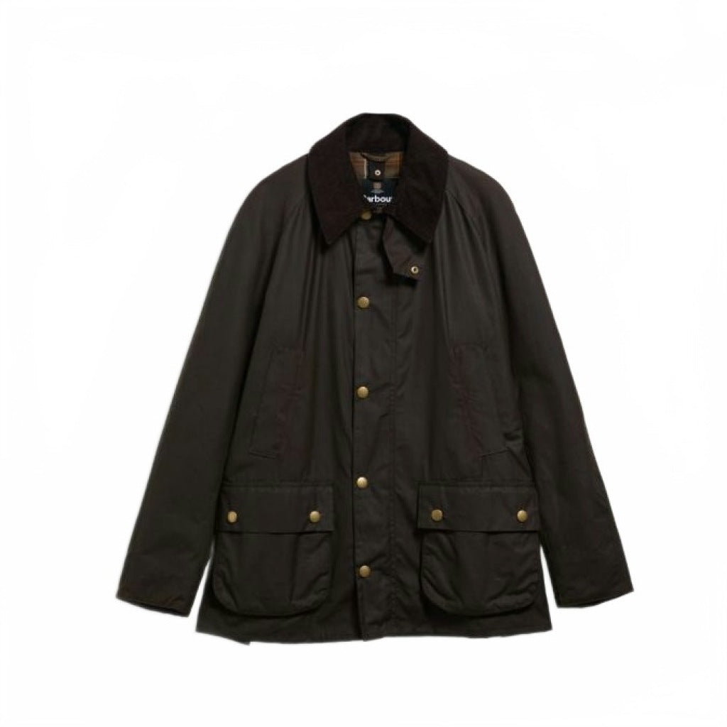 BARBOUR MWX0339OL71 ASHBY WAX JACKET en color MARRON (1)
