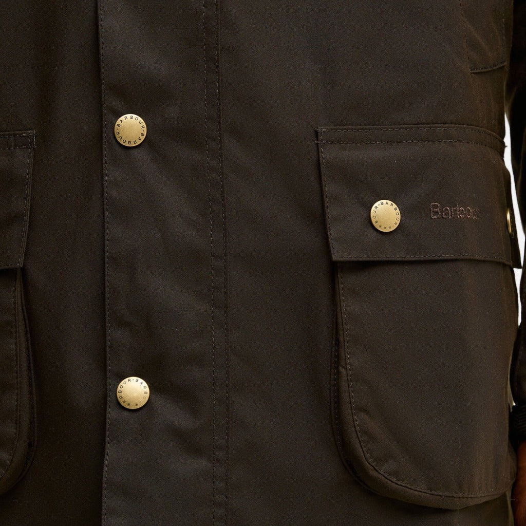 BARBOUR MWX0339OL71 ASHBY WAX JACKET en color MARRON (5)