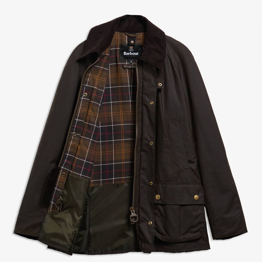 BARBOUR MWX0339OL71 ASHBY WAX JACKET en color MARRON (7)