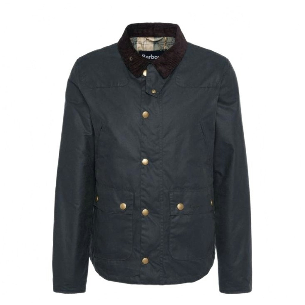 BARBOUR MWX1106SG51 REELIN WAX JACKET en color AZUL (1)