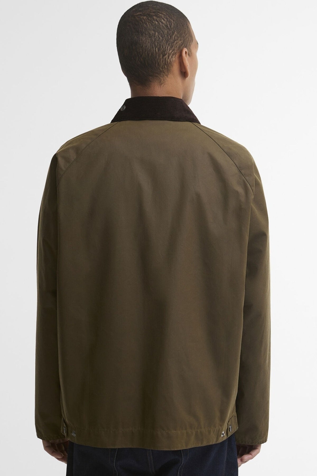 BARBOUR MWX2205BR71 SHORT BEDALE WAX en color MARRON (2)
