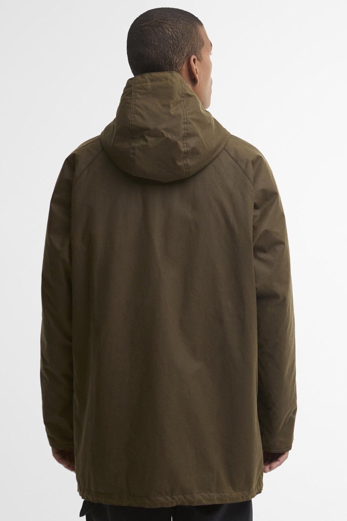 BARBOUR MWX2494BR71 BEDALE WAX PARKA en color VERDE (8)