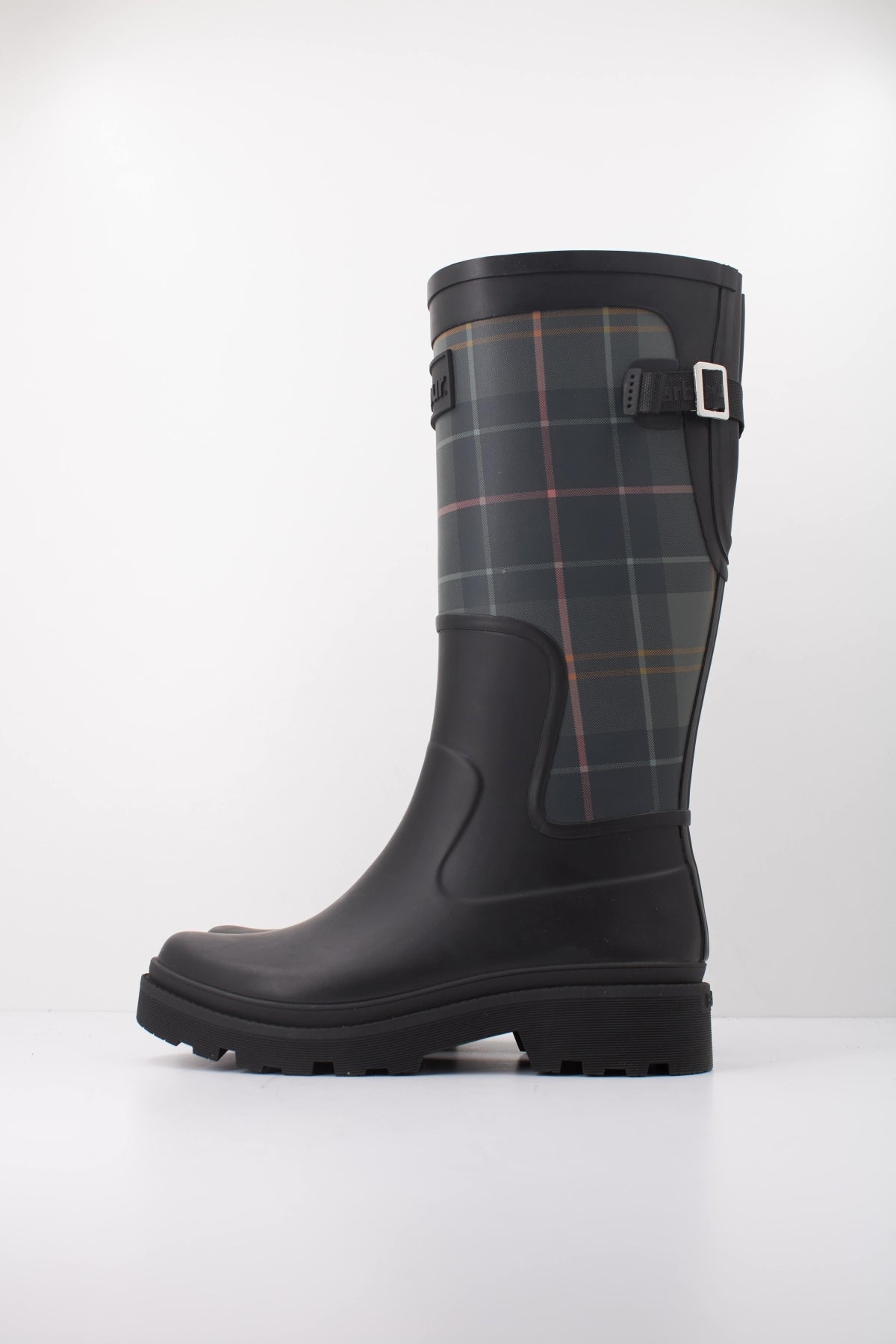 BARBOUR DENA TARTAN WELLINGTON LRF0153BK92 en color NEGRO (1)