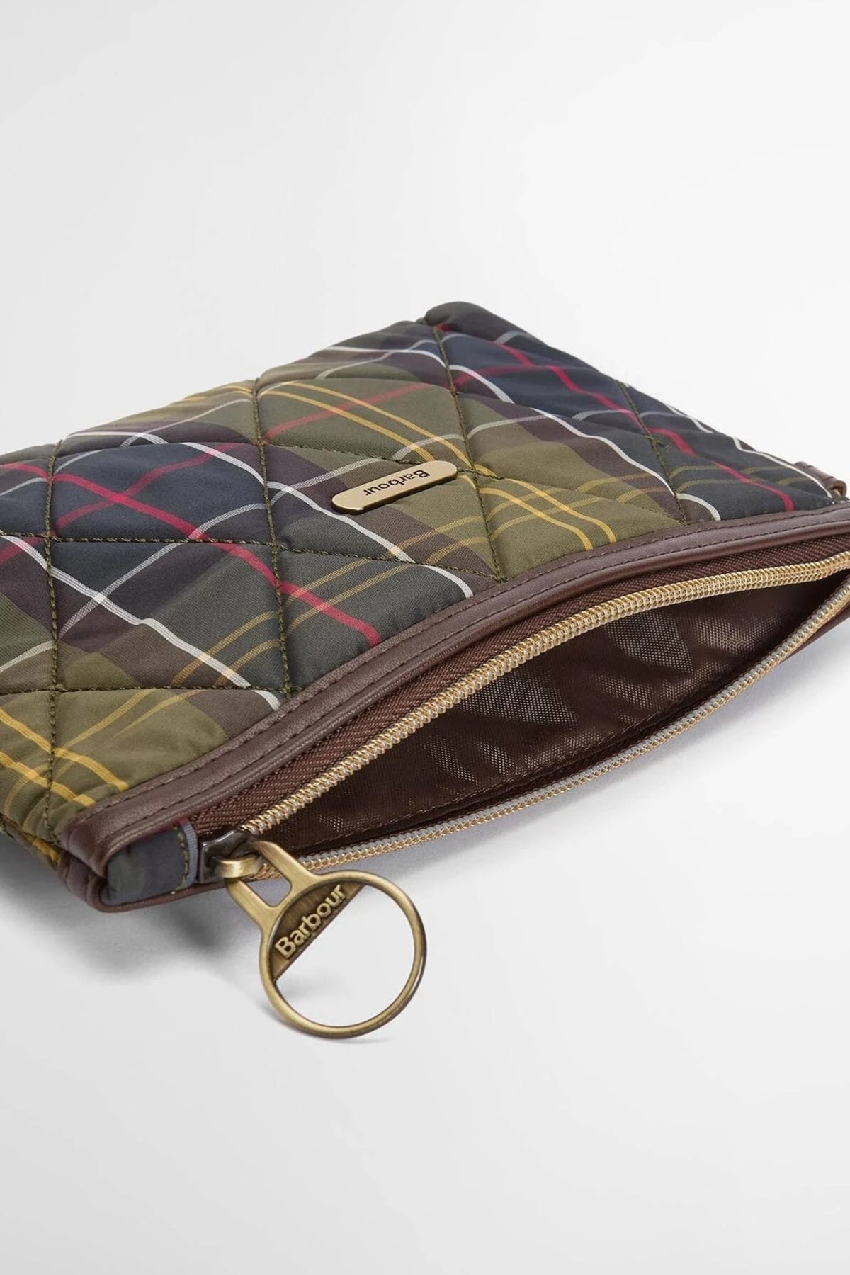 BARBOUR WETHERHAM QUILTED TARTAN TOTE LBA0344OL71 en color  (5)